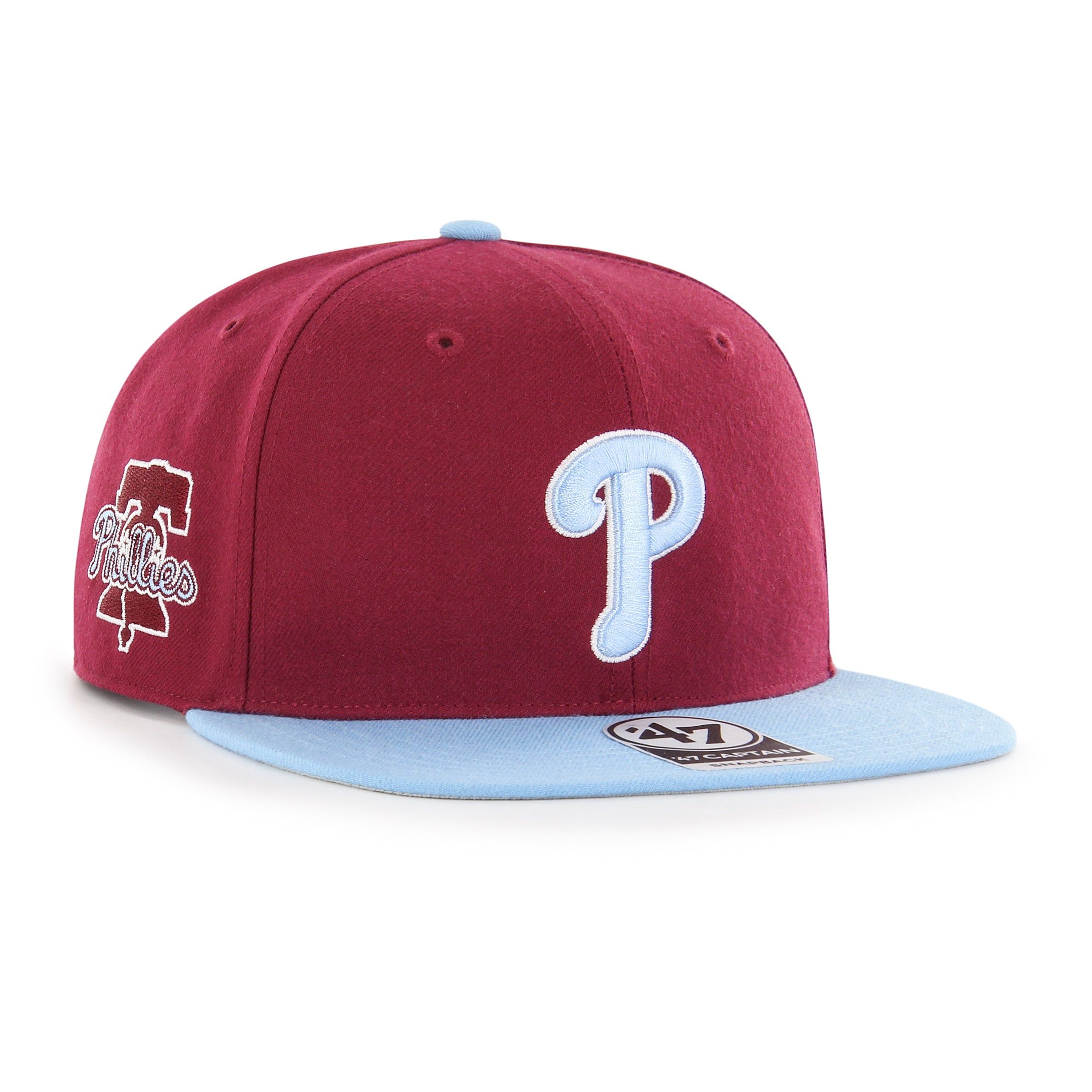 PHILADELPHIA PHILLIES SURE SHOT UNDER TWO TONED '47 CAPTAIN sold by 47