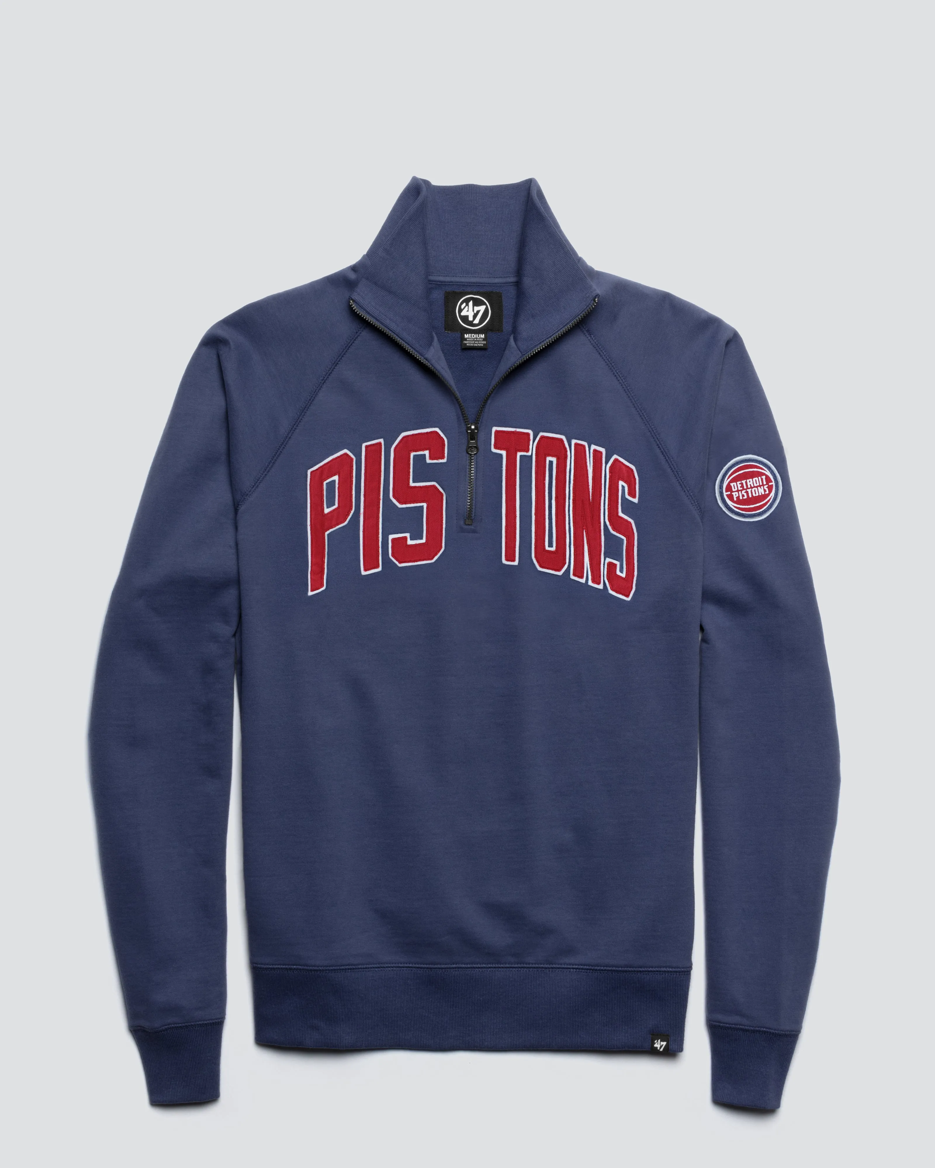 DETROIT PISTONS BANKS '47 HARRIS SCRIMMAGE 1/4 ZIP sold by 47