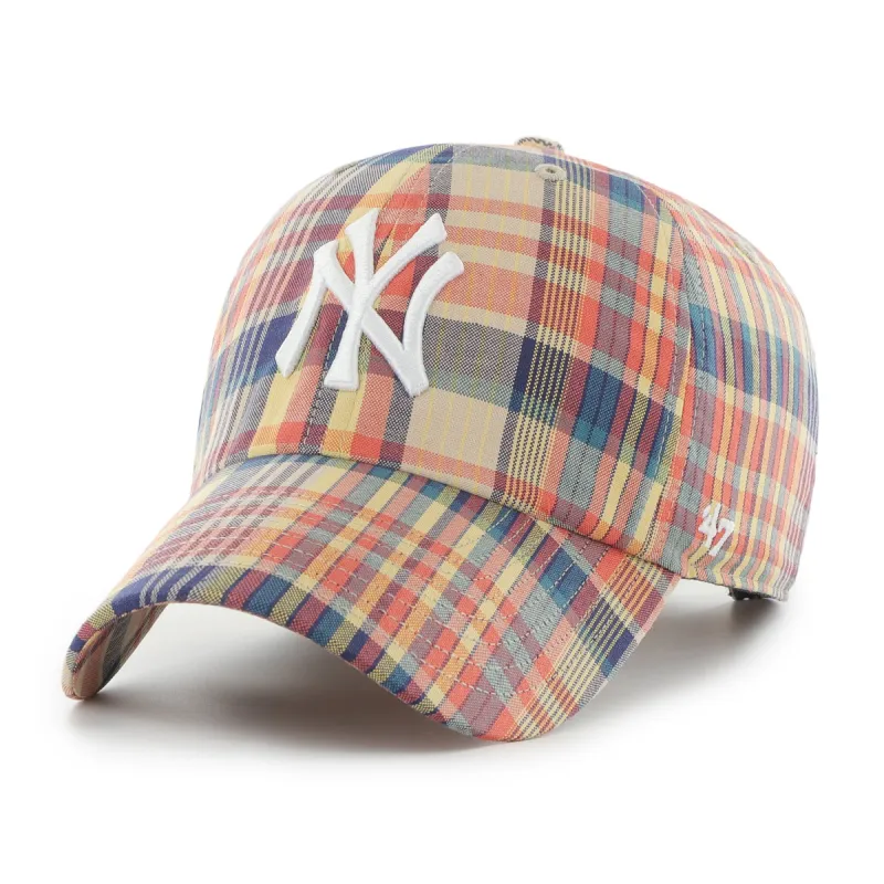 NEW YORK YANKEES PREPPY MADRAS ROWING BLAZERS X '47 CLEAN UP sold by 47