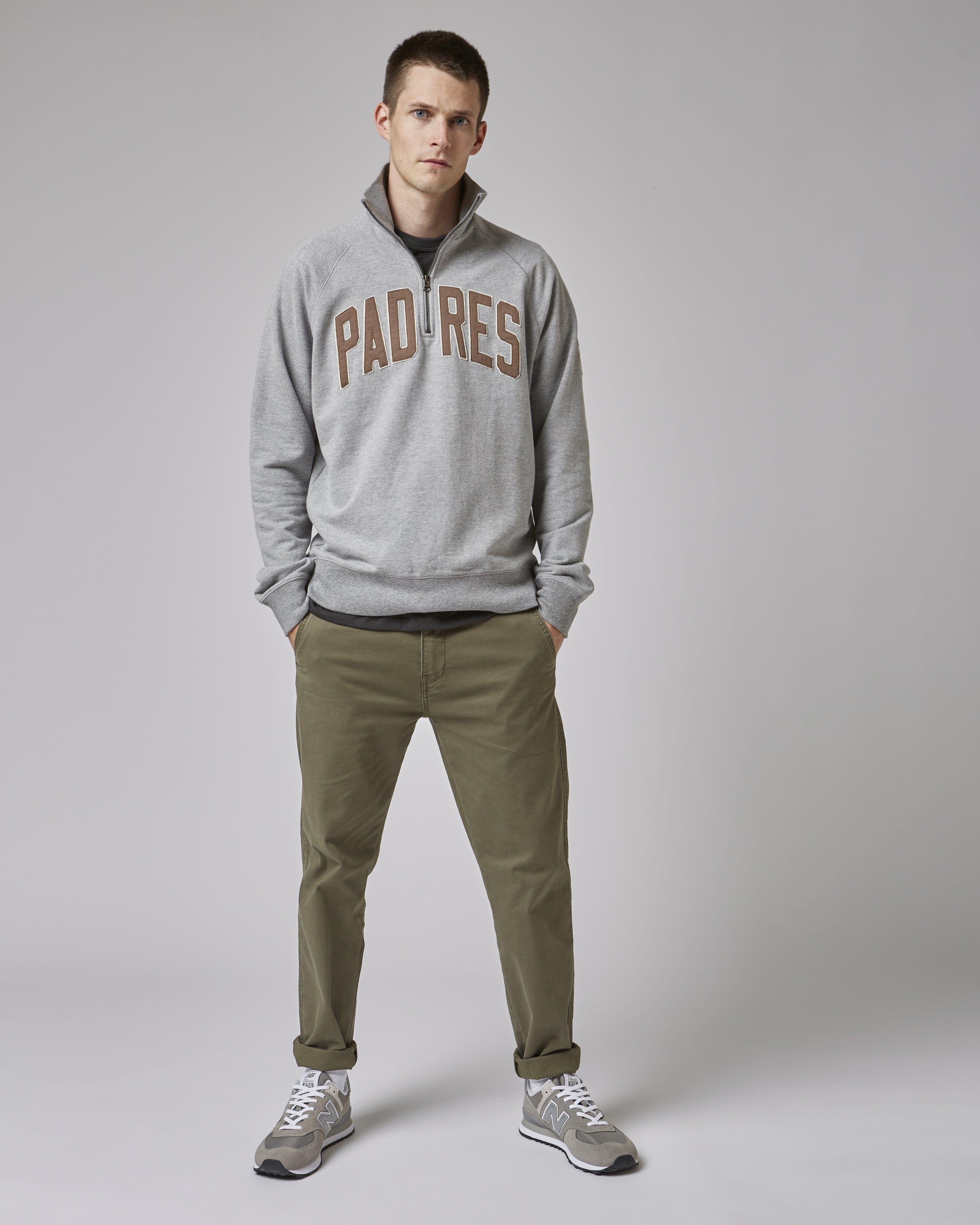 SAN DIEGO PADRES BANKS '47 HARRIS SCRIMMAGE 1/4 ZIP sold by 47 product image thumbnail 2