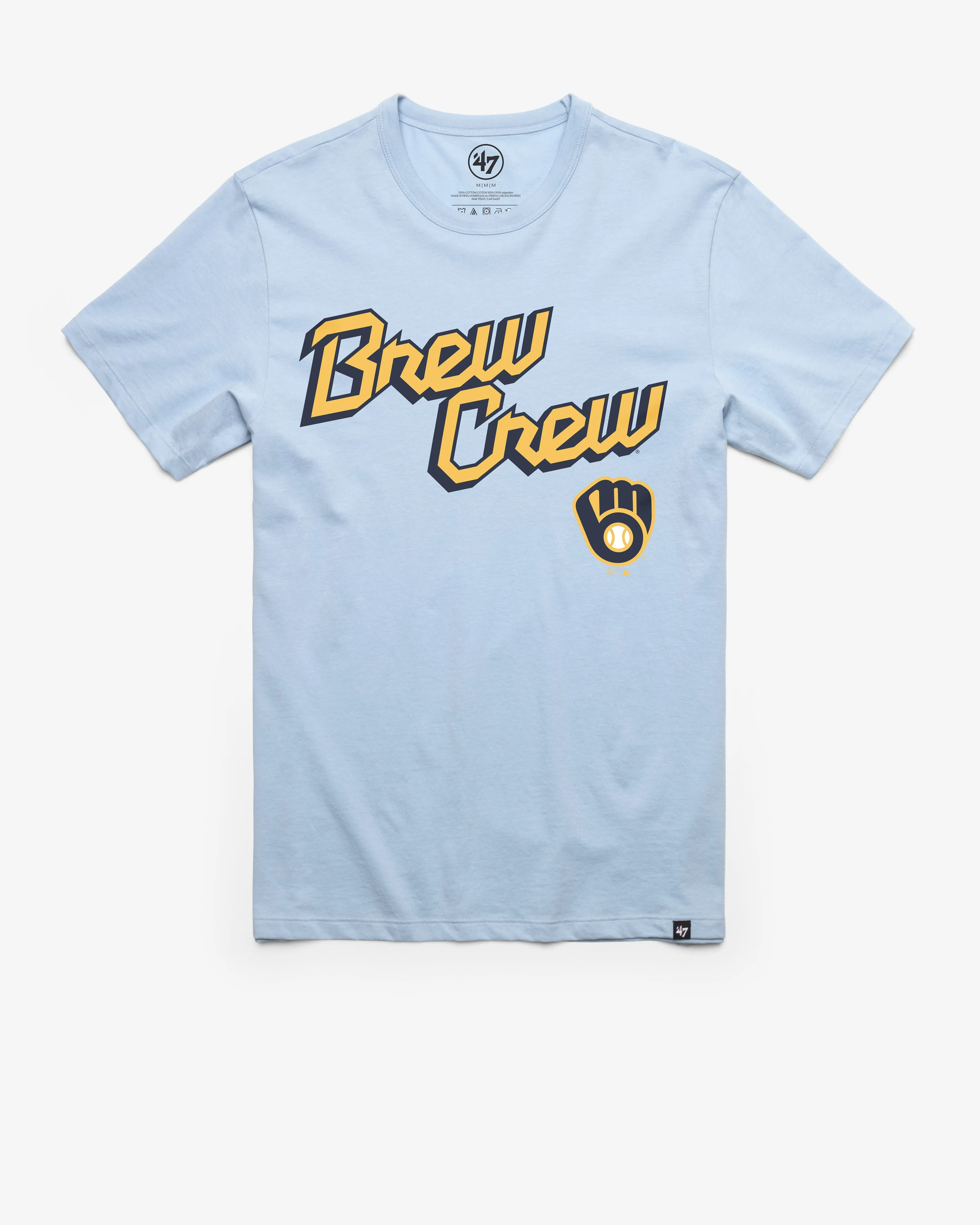 MILWAUKEE BREWERS CITY CONNECT PREGAME '47 FRANKLIN TEE sold by 47