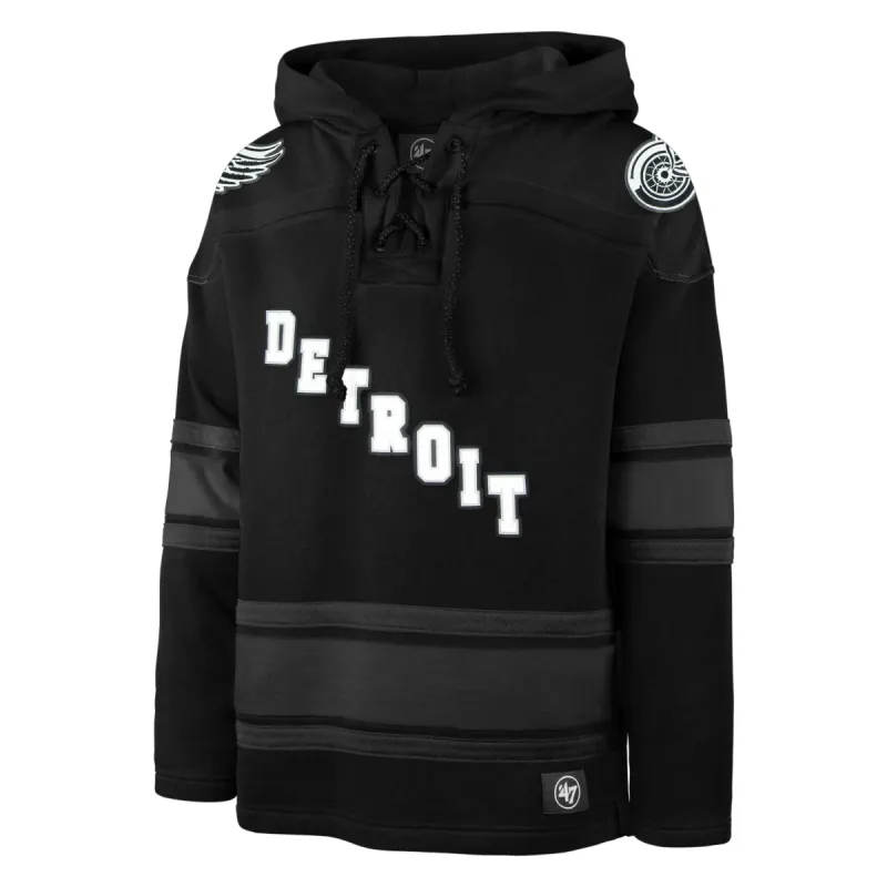 DETROIT RED WINGS ANTHRACITE SUPERIOR '47 LACER HOOD sold by 47
