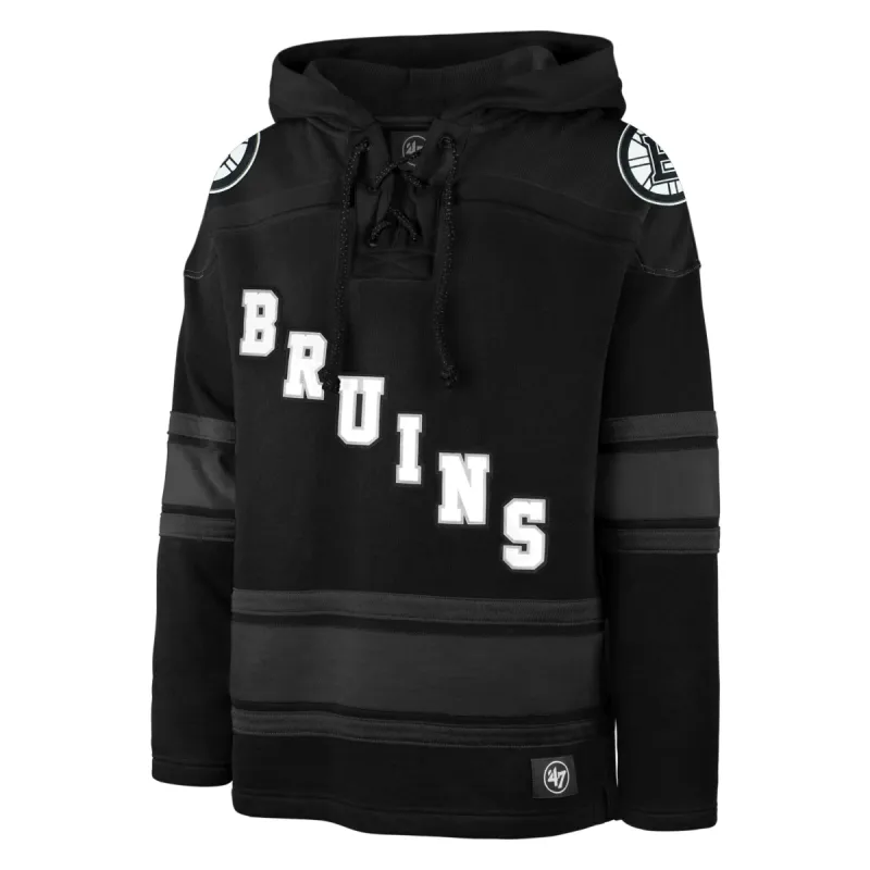 BOSTON BRUINS ANTHRACITE SUPERIOR '47 LACER HOOD sold by 47