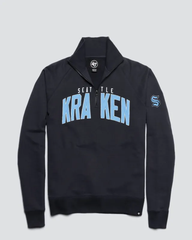 SEATTLE KRAKEN BANKS '47 HARRIS SCRIMMAGE 1/4 ZIP sold by 47