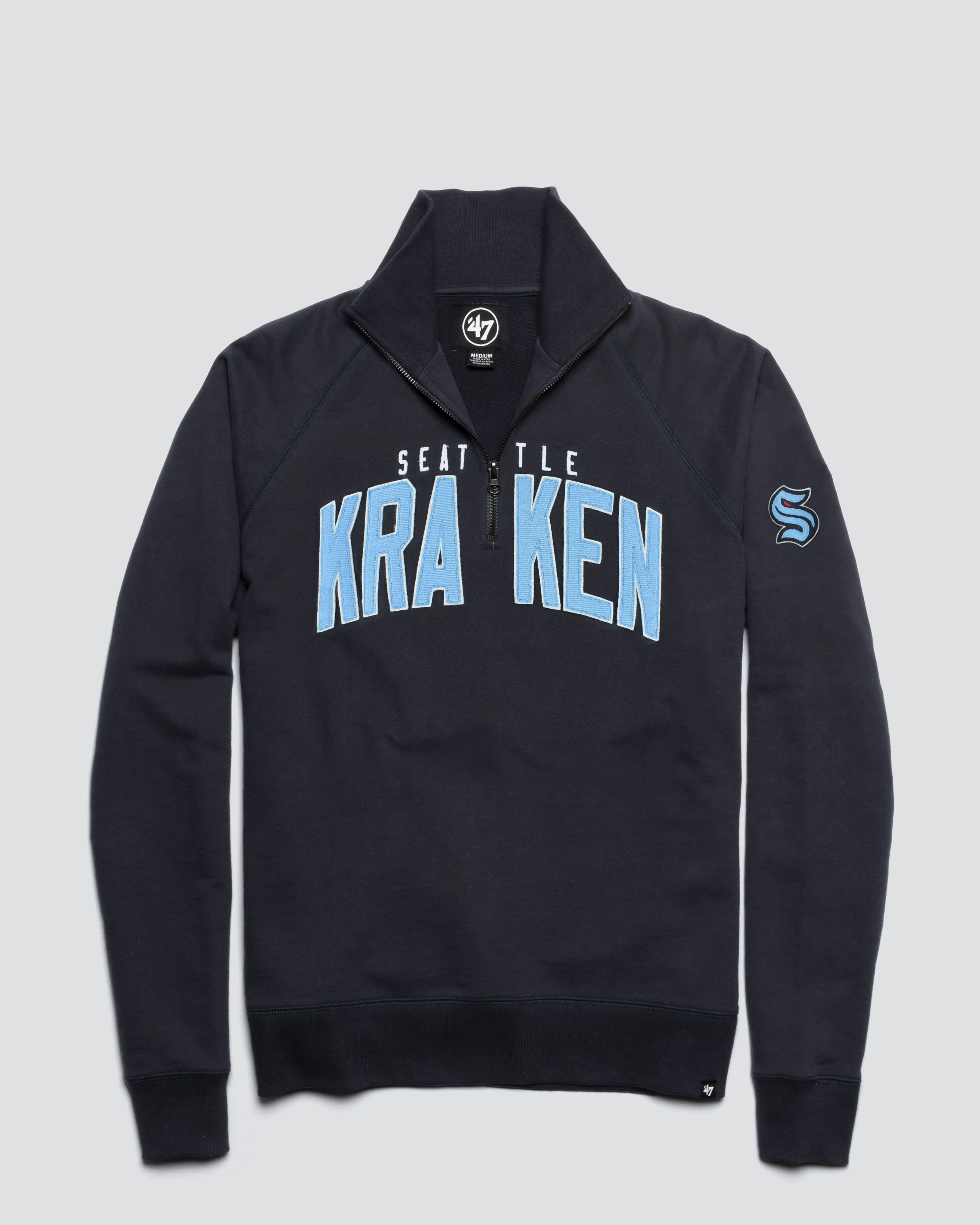 SEATTLE KRAKEN BANKS '47 HARRIS SCRIMMAGE 1/4 ZIP sold by 47