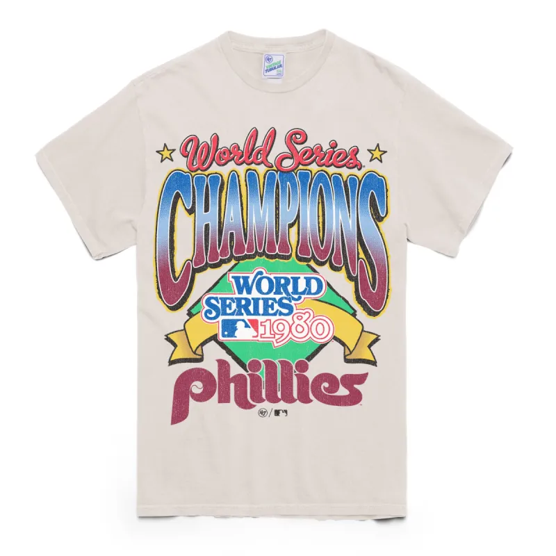PHILADELPHIA PHILLIES VIBE CHECK '47 VINTAGE TUBULAR BOYFRIEND TEE WOMENS sold by 47