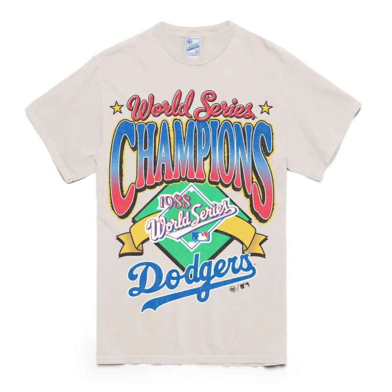LOS ANGELES DODGERS VIBE CHECK '47 VINTAGE TUBULAR BOYFRIEND TEE WOMENS sold by 47