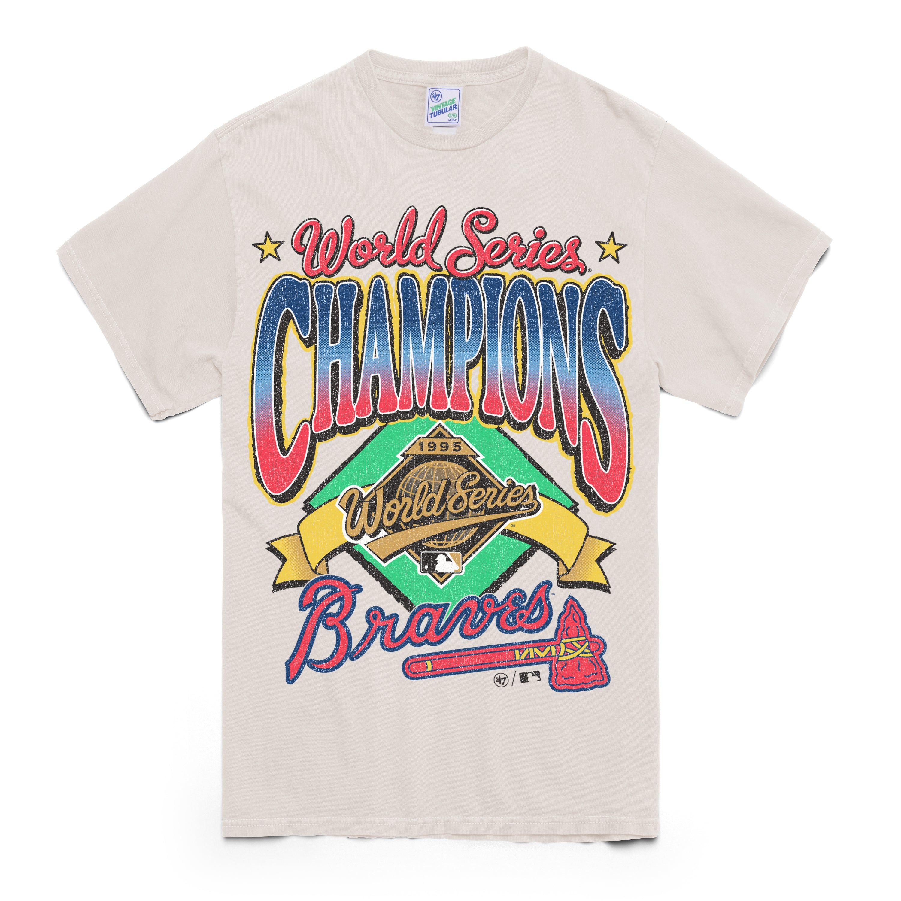 ATLANTA BRAVES VIBE CHECK '47 VINTAGE TUBULAR BOYFRIEND TEE WOMENS sold by 47