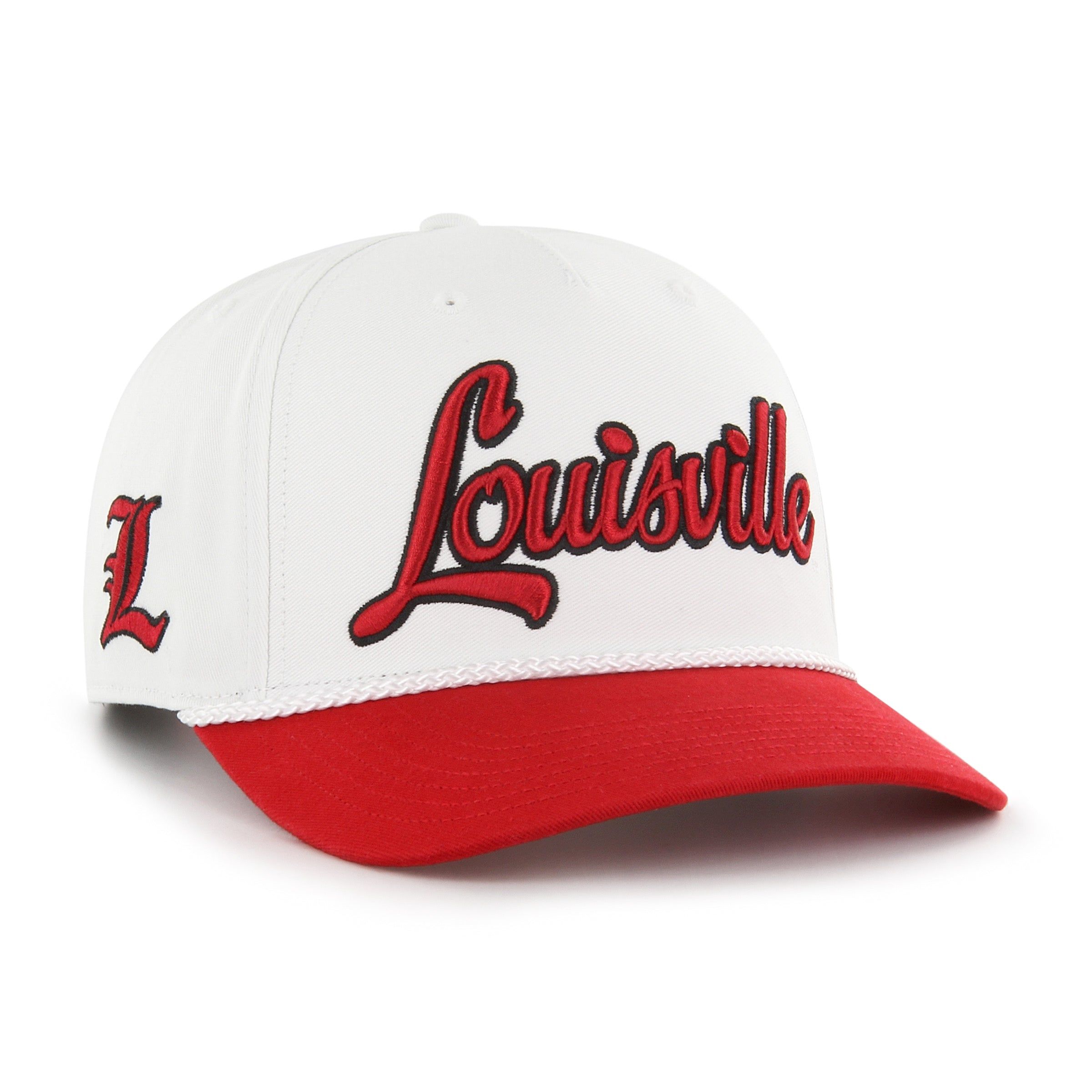 LOUISVILLE CARDINALS OVERHAND SCRIPT TWO TONE '47 MVP DV sold by 47