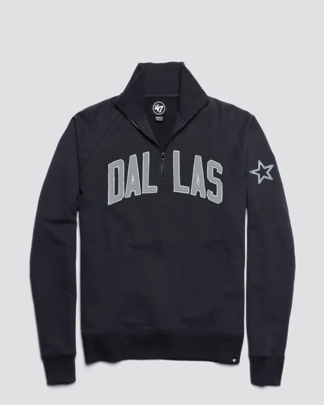DALLAS COWBOYS BANKS '47 HARRIS SCRIMMAGE 1/4 ZIP sold by 47