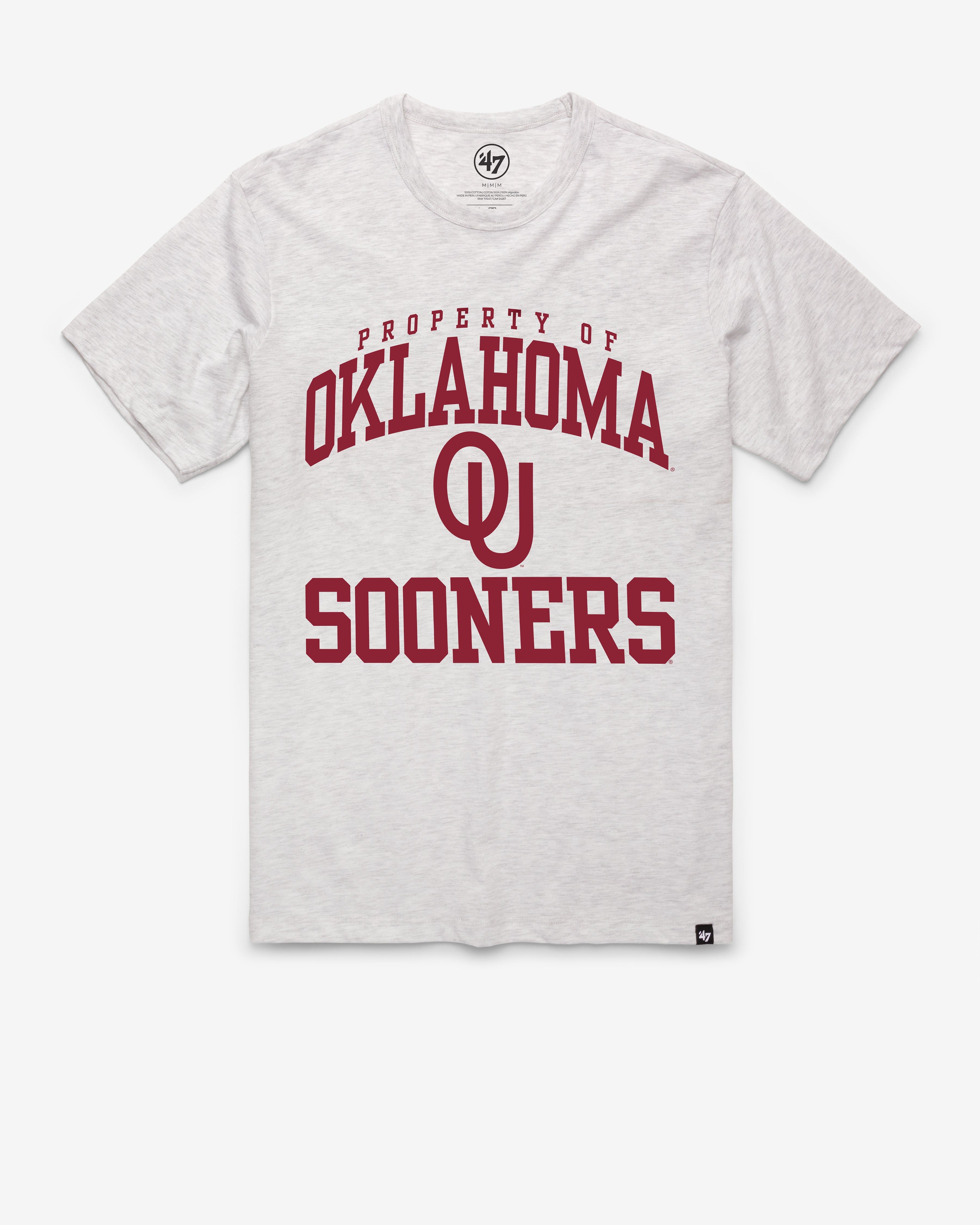 OKLAHOMA SOONERS VINTAGE PROPERTY OF ARCH '47 FRANKLIN TEE sold by 47