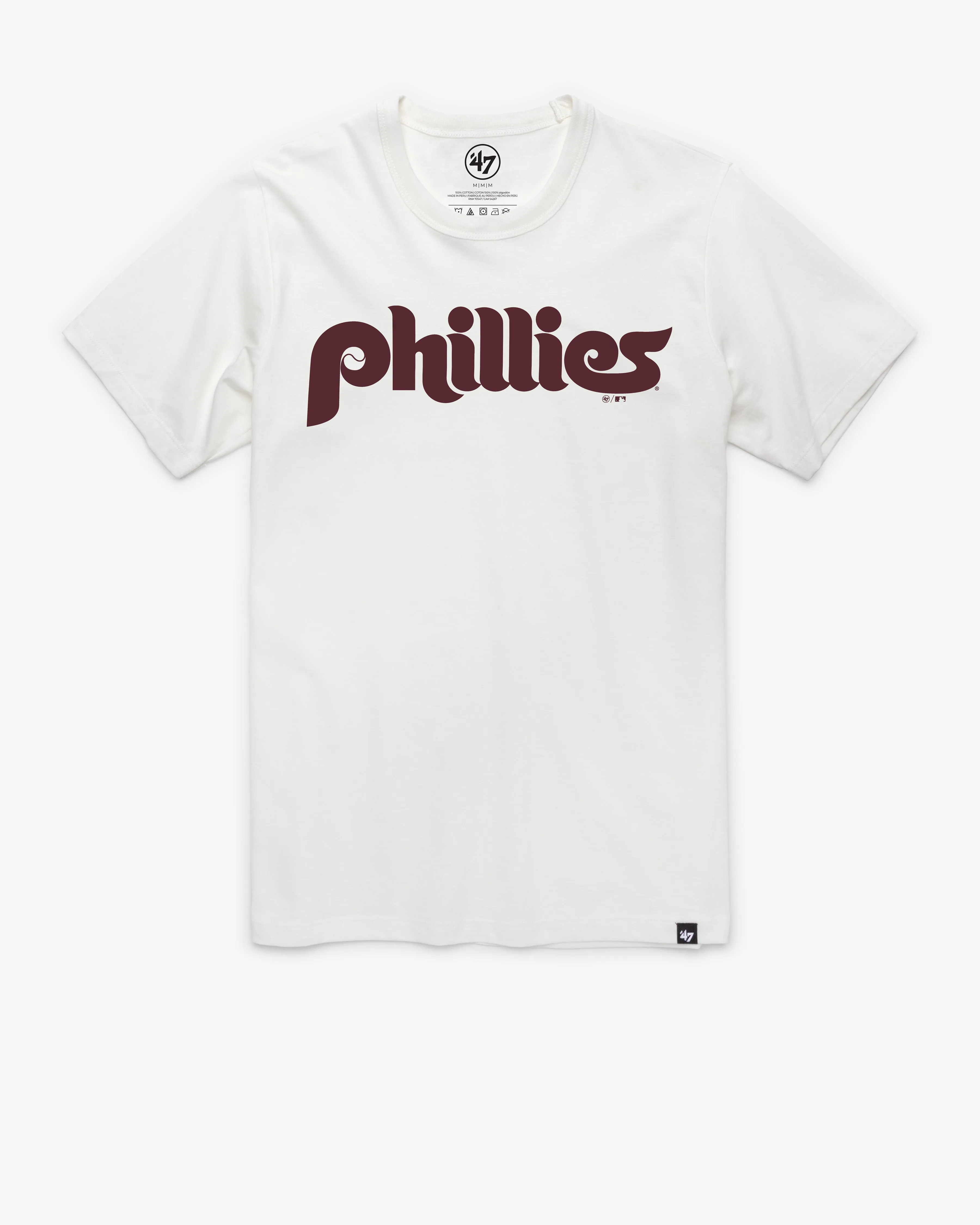 PHILADELPHIA PHILLIES COOPERSTOWN WORDMARK '47 FRANKLIN TEE sold by 47