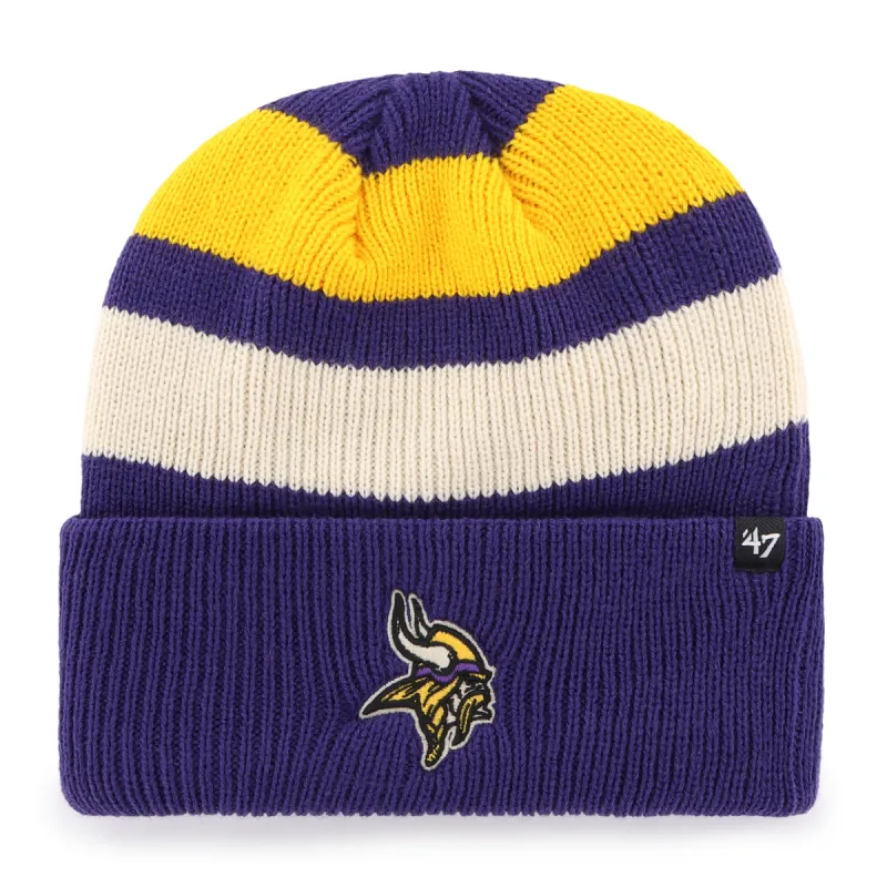 MINNESOTA VIKINGS CLUBHOUSE JENNINGS '47 CUFF KNIT sold by 47