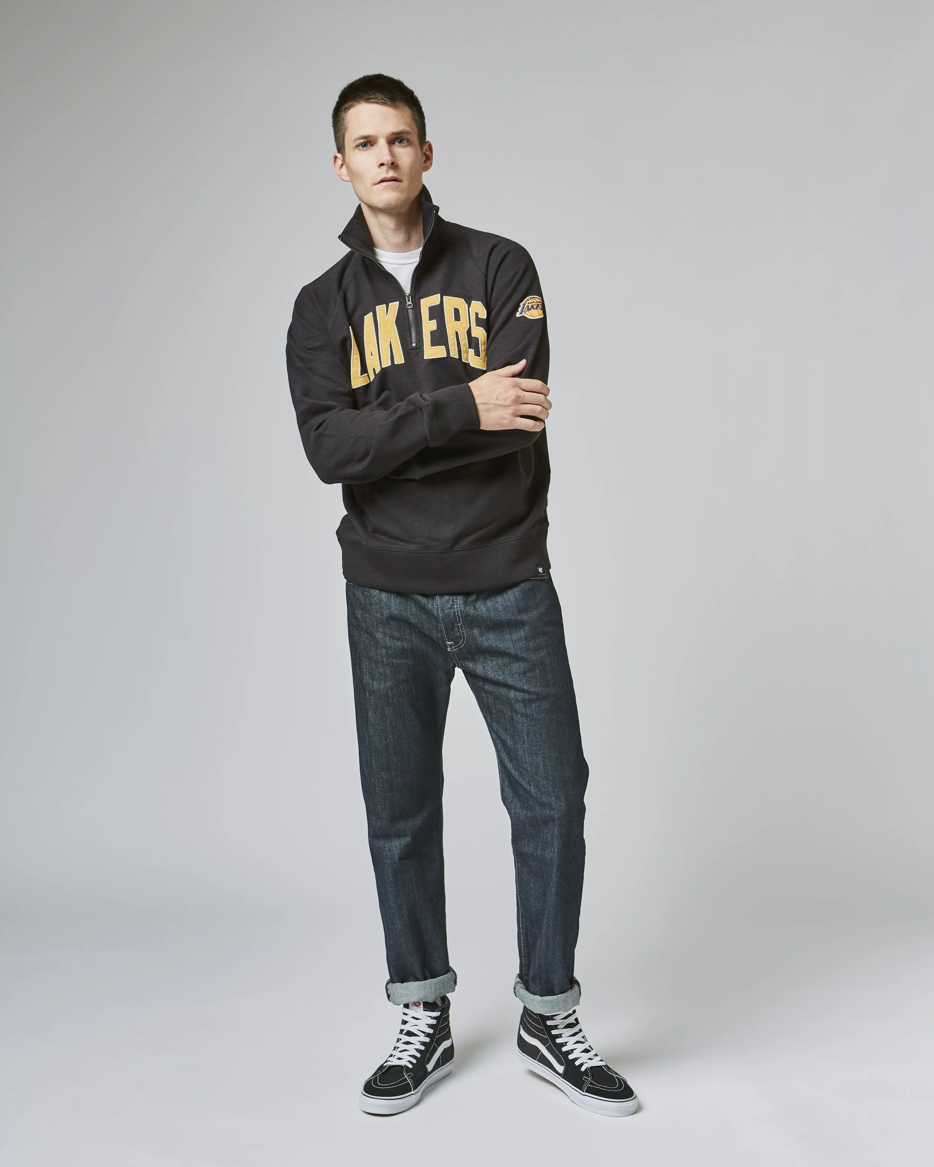 LOS ANGELES LAKERS BANKS '47 HARRIS SCRIMMAGE 1/4 ZIP sold by 47 product image thumbnail 2