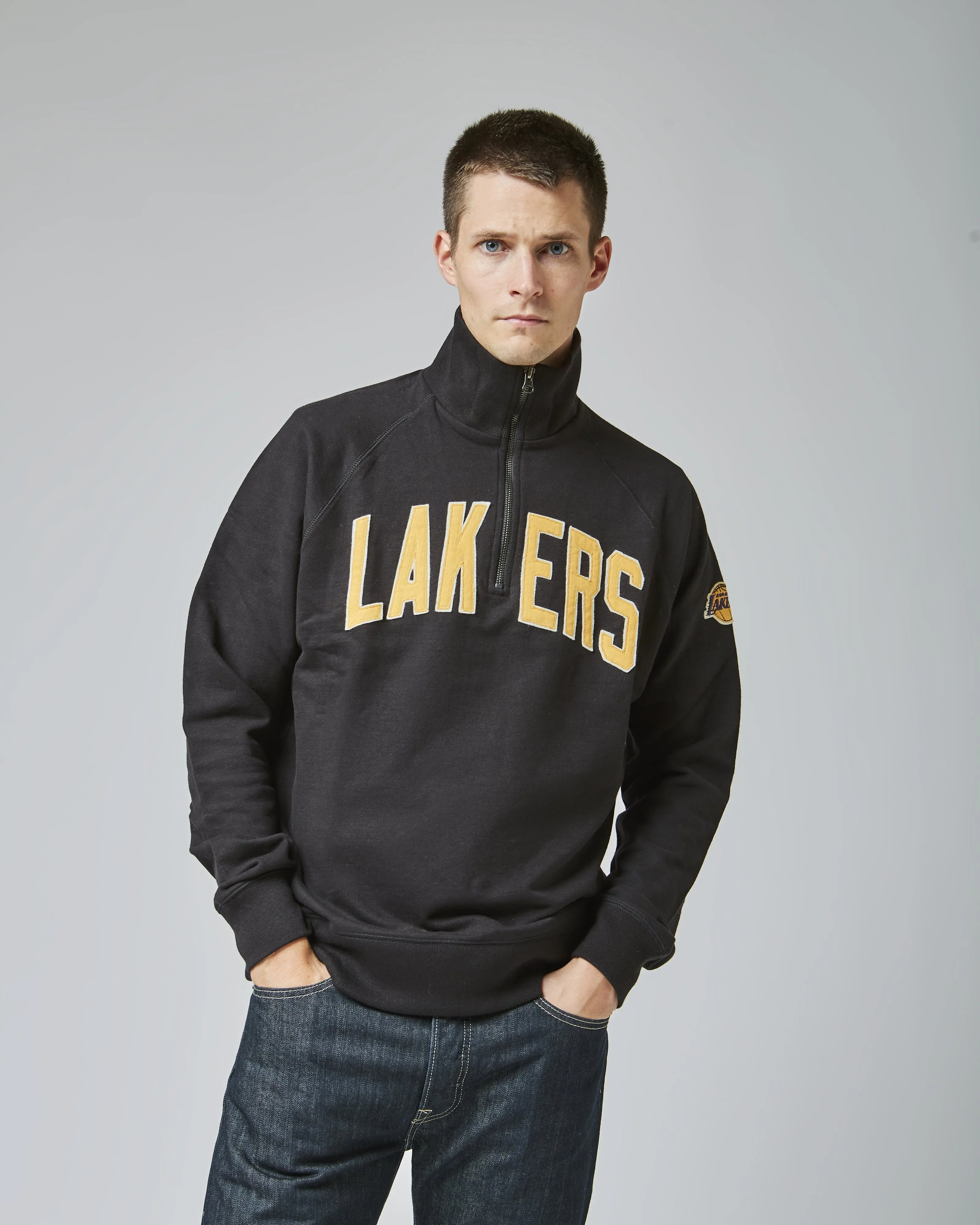 LOS ANGELES LAKERS BANKS '47 HARRIS SCRIMMAGE 1/4 ZIP sold by 47 product image thumbnail 3