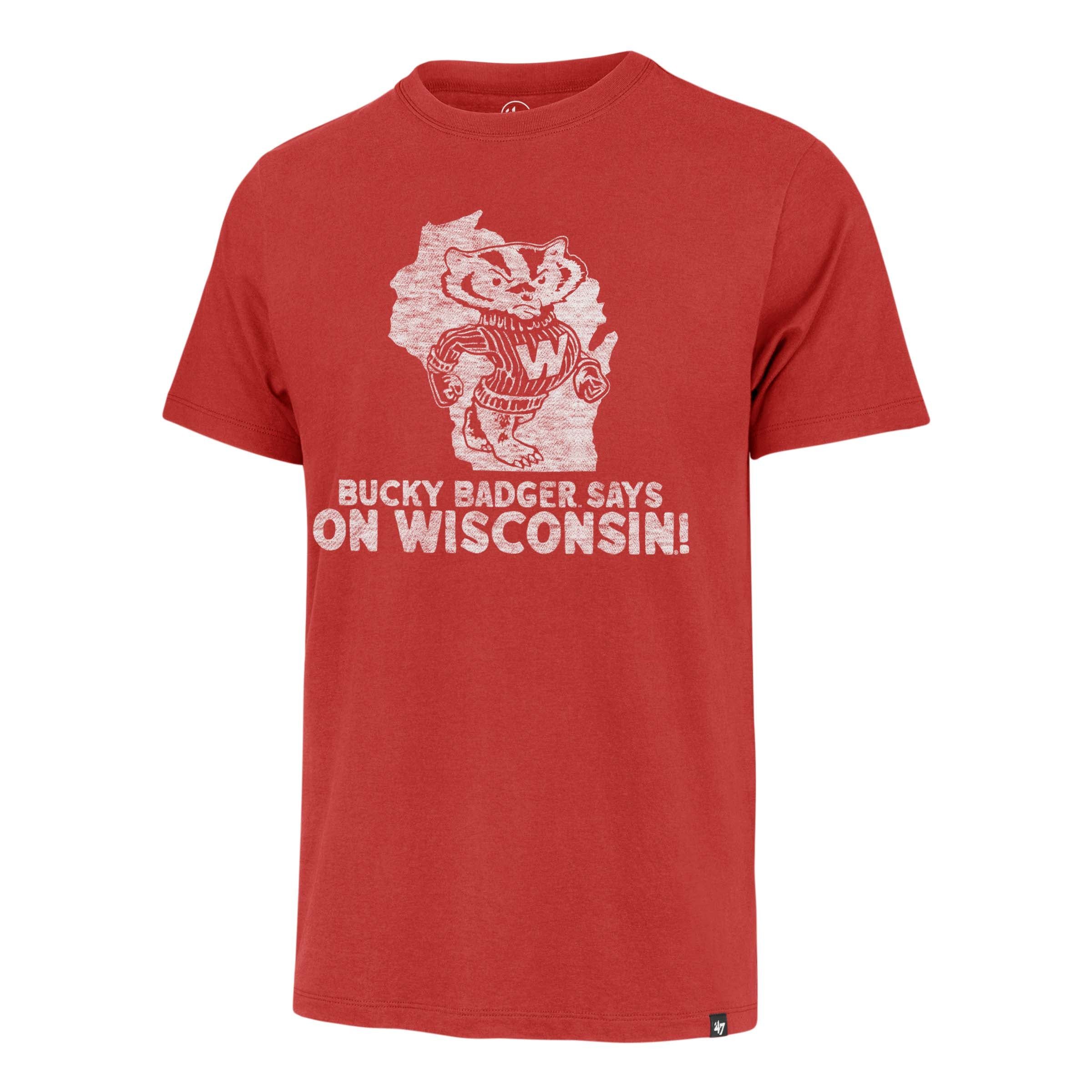 WISCONSIN BADGERS VINTAGE ARTICLE '47 FRANKLIN TEE sold by 47