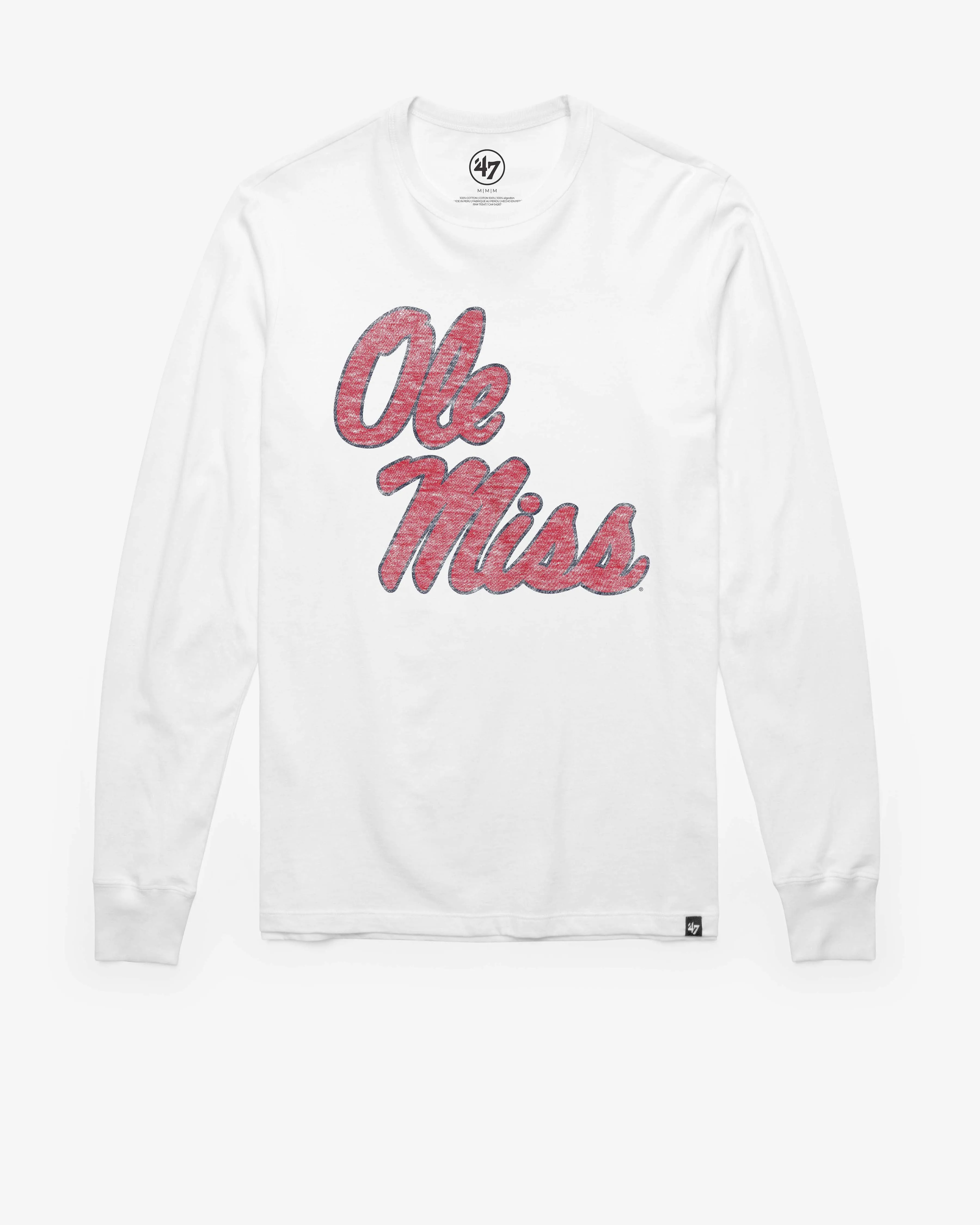MISSISSIPPI REBELS PREMIER '47 FRANKLIN LONG SLEEVE TEE sold by 47