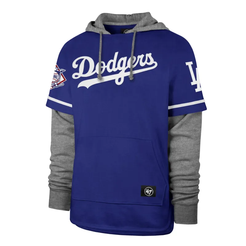 LOS ANGELES DODGERS TRIFECTA '47 SHORTSTOP PULLOVER HOOD made by 47