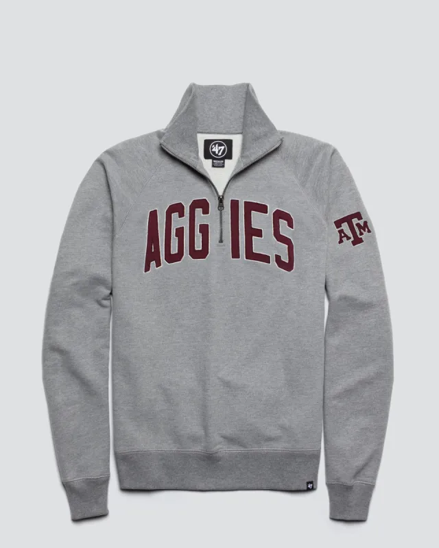TEXAS A&M AGGIES BANKS '47 HARRIS SCRIMMAGE 1/4 ZIP sold by 47