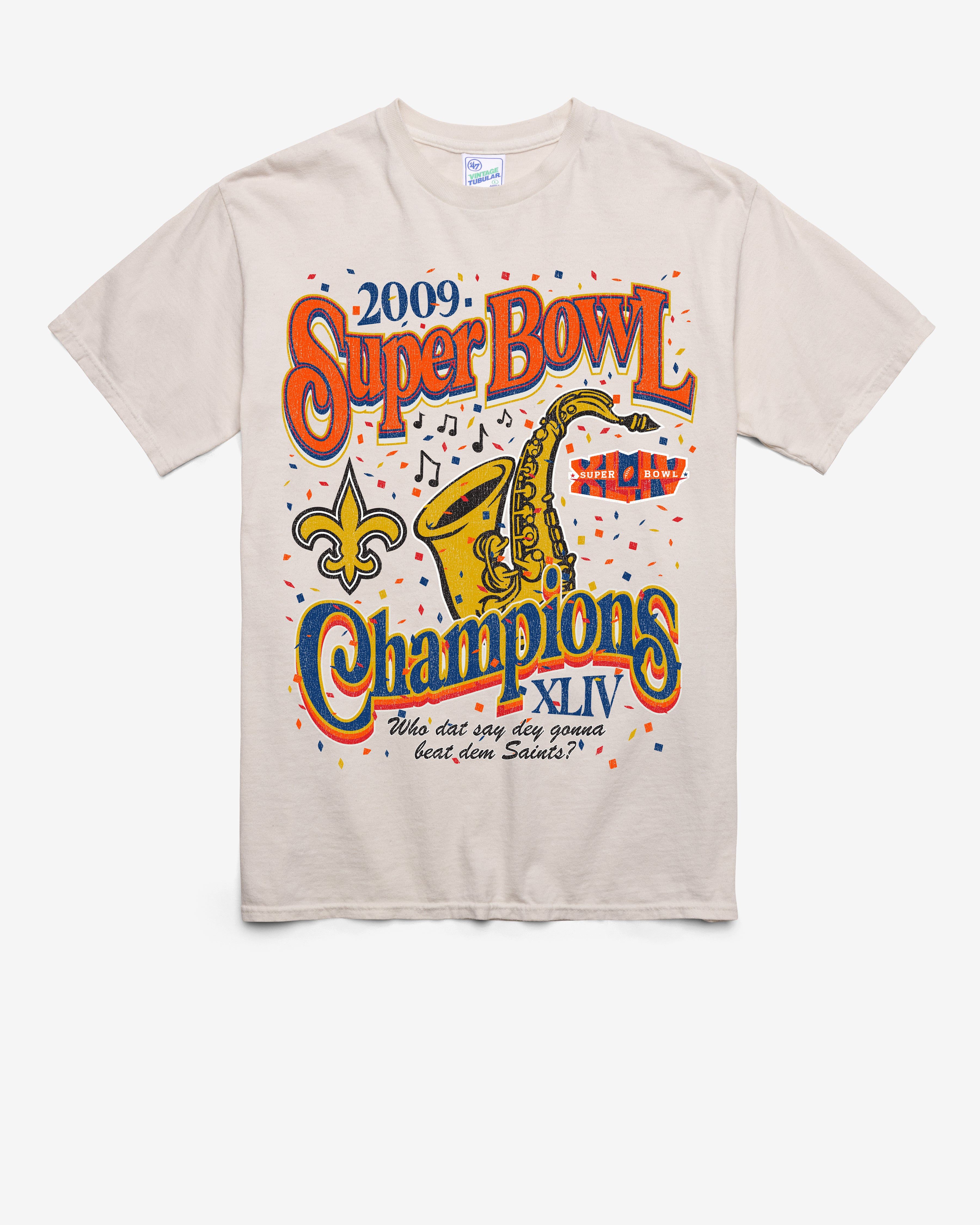 NEW ORLEANS SAINTS SUPER BOWL GRIDIRON LOCKER '47 VINTAGE TUBULAR TEE sold by 47