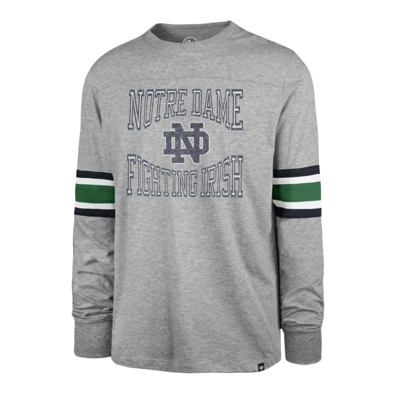 NOTRE DAME FIGHTIN IRISH COVER TWO '47 BREX LONG SLEEVE TEE sold by 47