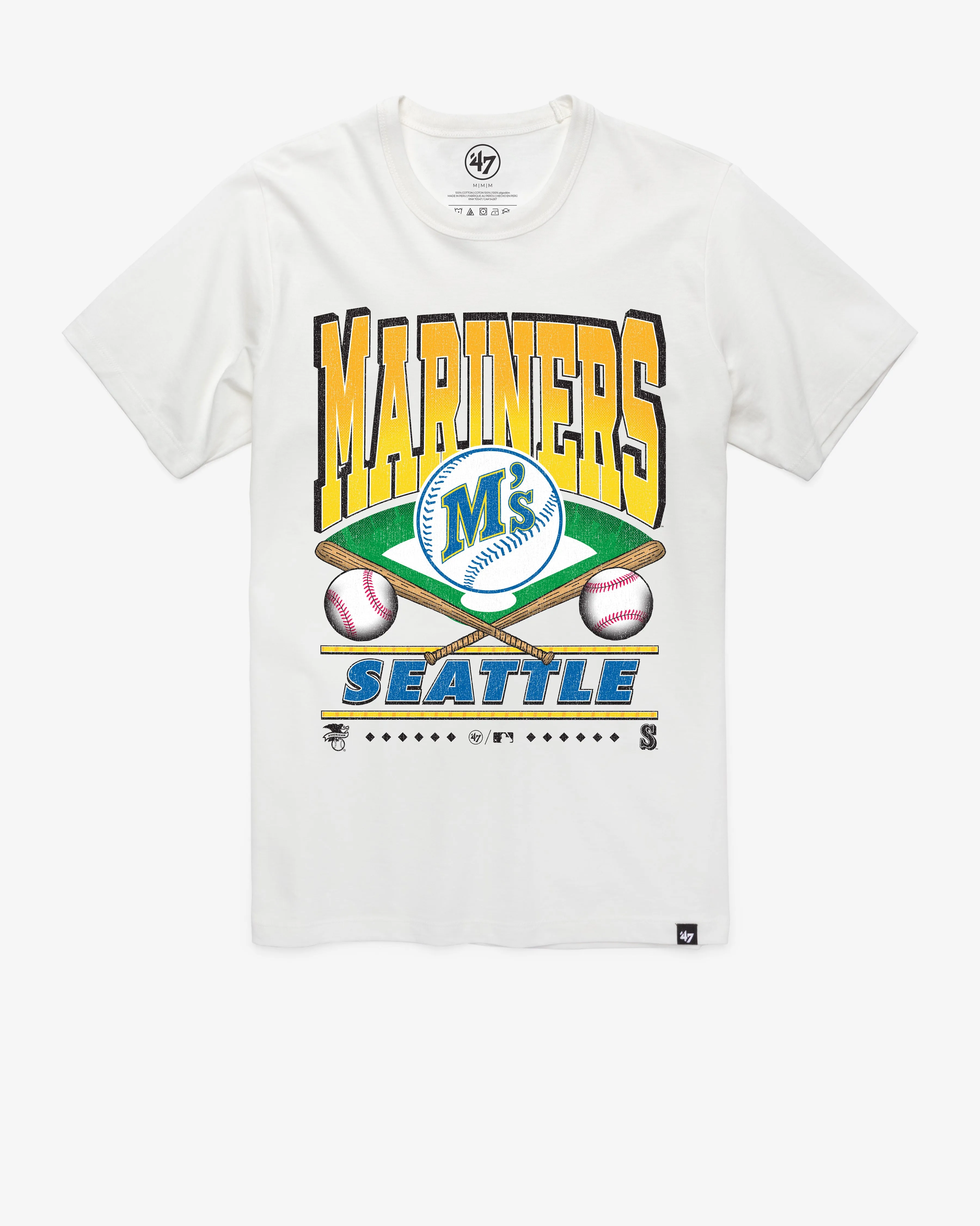SEATTLE MARINERS STRAIGHT SHOT '47 FRANKLIN TEE sold by 47