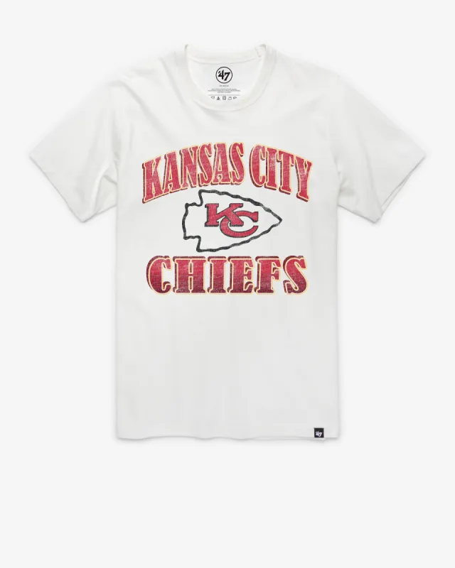 KANSAS CITY CHIEFS OVERRUN '47 FRANKLIN TEE sold by 47