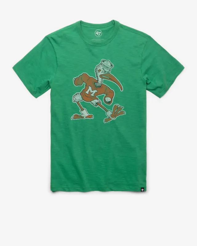 MIAMI HURRICANES VINTAGE GRIT '47 SCRUM TEE sold by 47