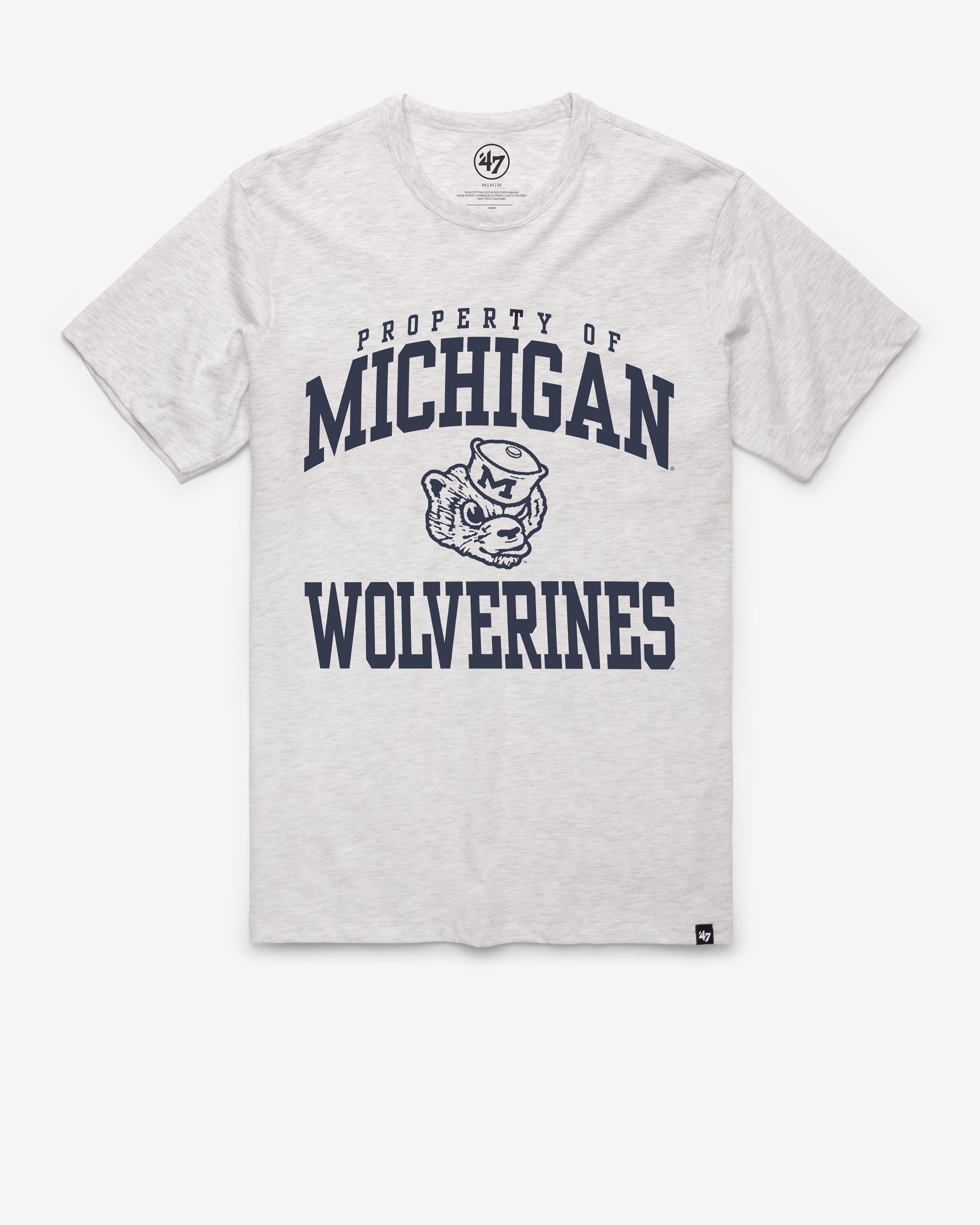 MICHIGAN WOLVERINES VINTAGE PROPERTY OF ARCH '47 FRANKLIN TEE sold by 47