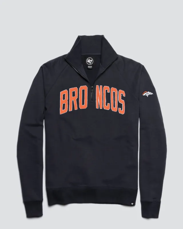 DENVER BRONCOS BANKS '47 HARRIS SCRIMMAGE 1/4 ZIP sold by 47
