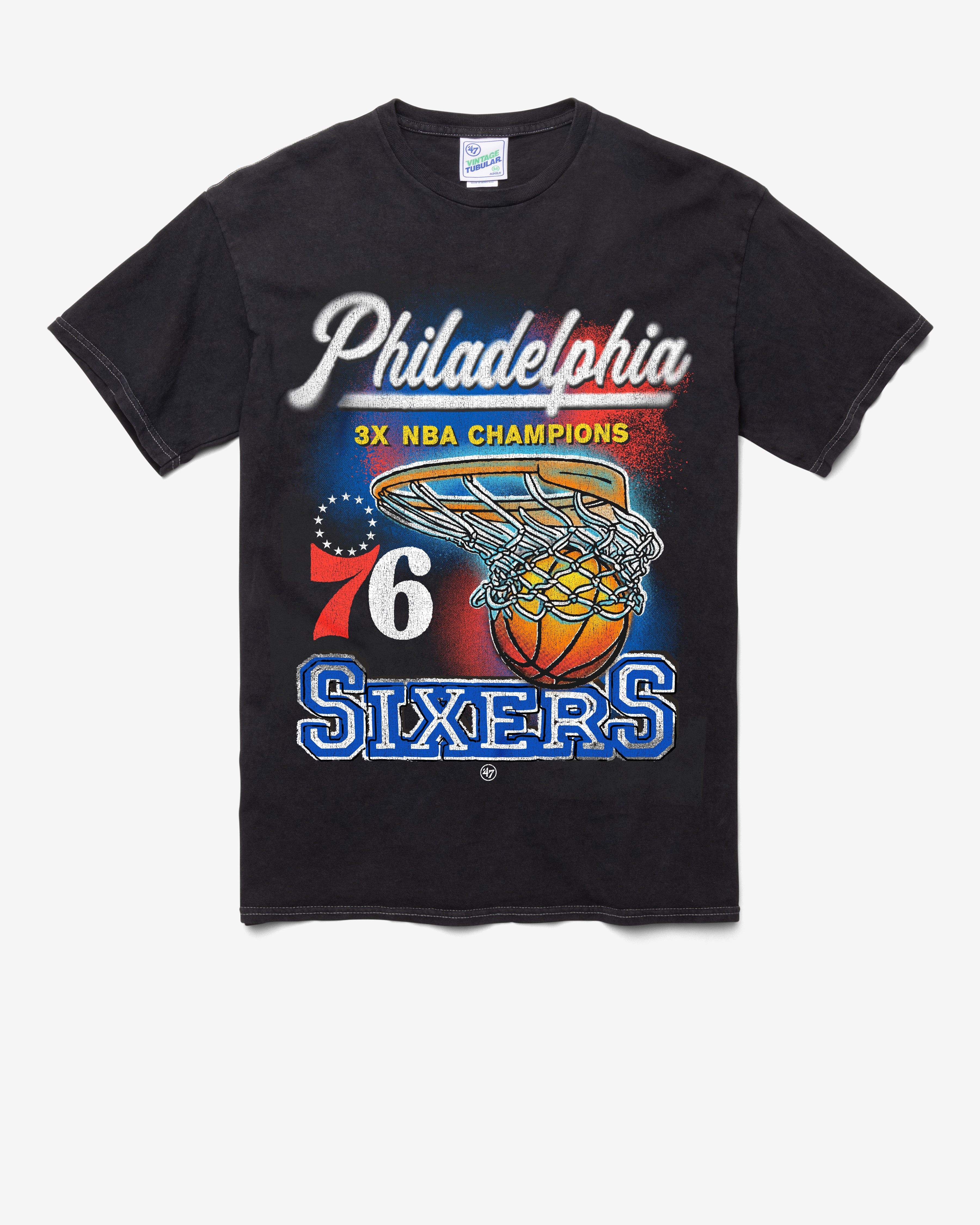 PHILADELPHIA 76ERS CHAMPIONS LOCKER VINTAGE '47 TUBULAR TEE sold by 47