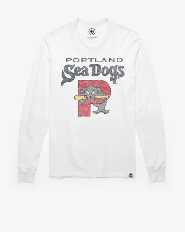 PORTLAND SEA DOGS PREMIER '47 FRANKLIN LONG SLEEVE TEE made by 47