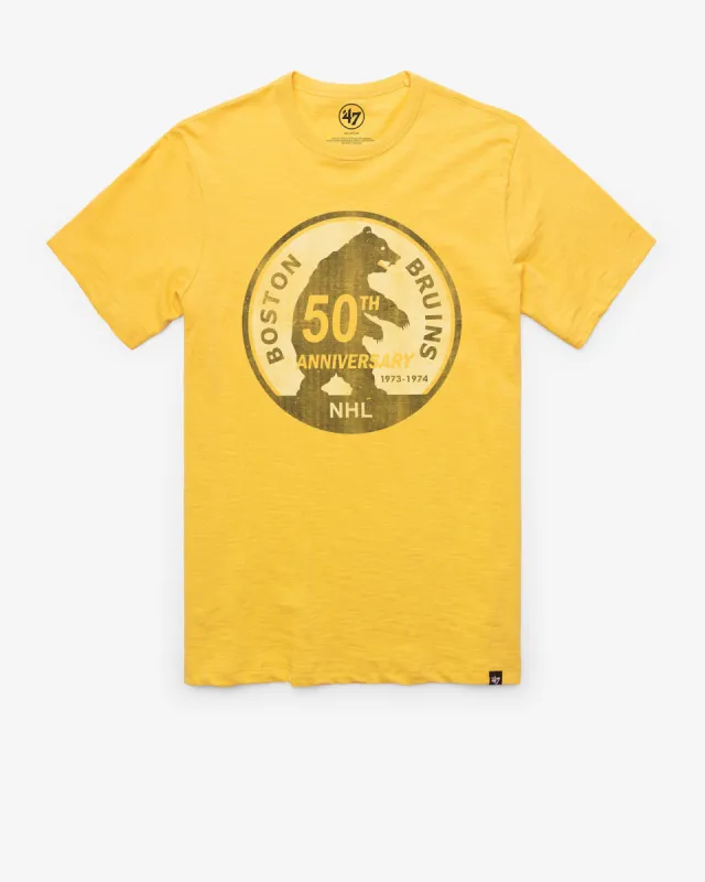 BOSTON BRUINS 100TH ANNIVERSARY BIG BAD BRUINS '47 GRIT SCRUM TEE sold by 47
