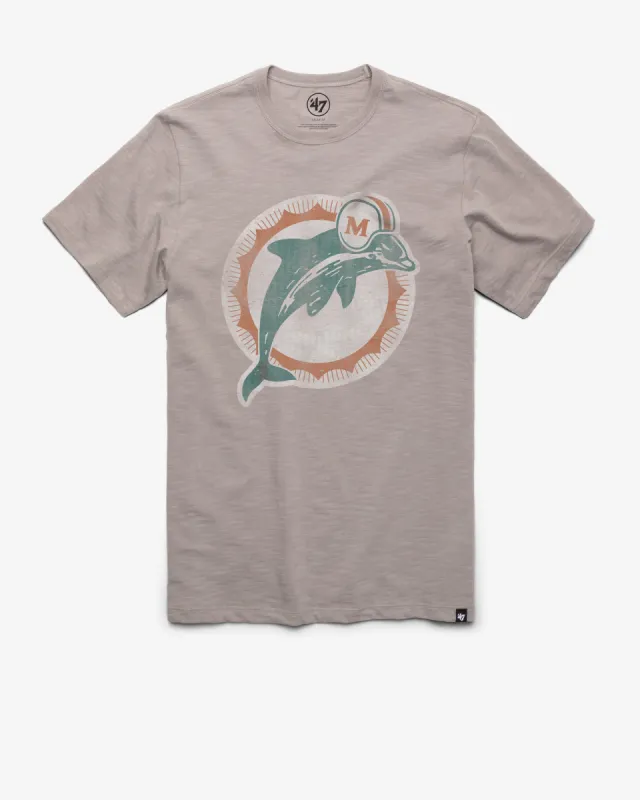 MIAMI DOLPHINS HISTORIC GRIT '47 SCRUM TEE sold by 47