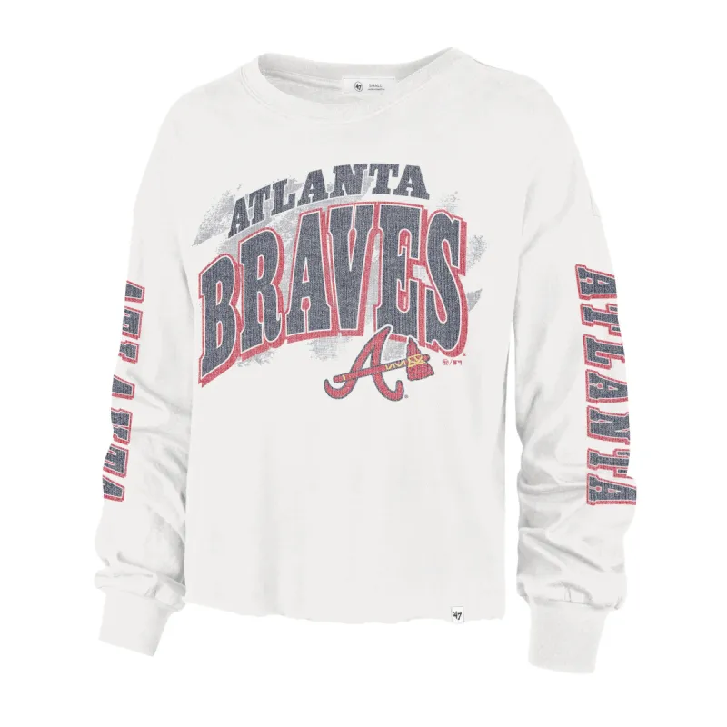 ATLANTA BRAVES BRUSH BACK '47 PARKWAY LONG SLEEVE WOMENS sold by 47