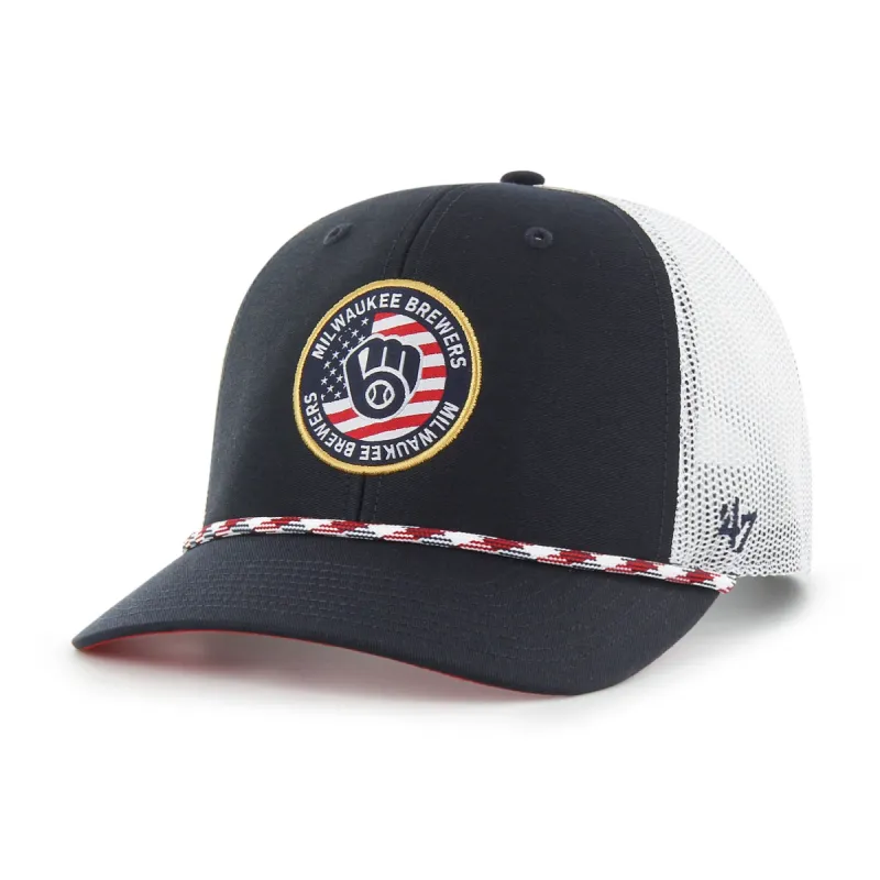 MILWAUKEE BREWERS UNION PATCH '47 TRUCKER sold by 47