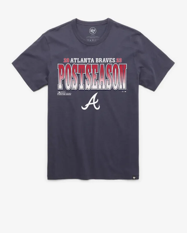 ATLANTA BRAVES 2023 POSTSEASON '47 FRANKLIN TEE sold by 47