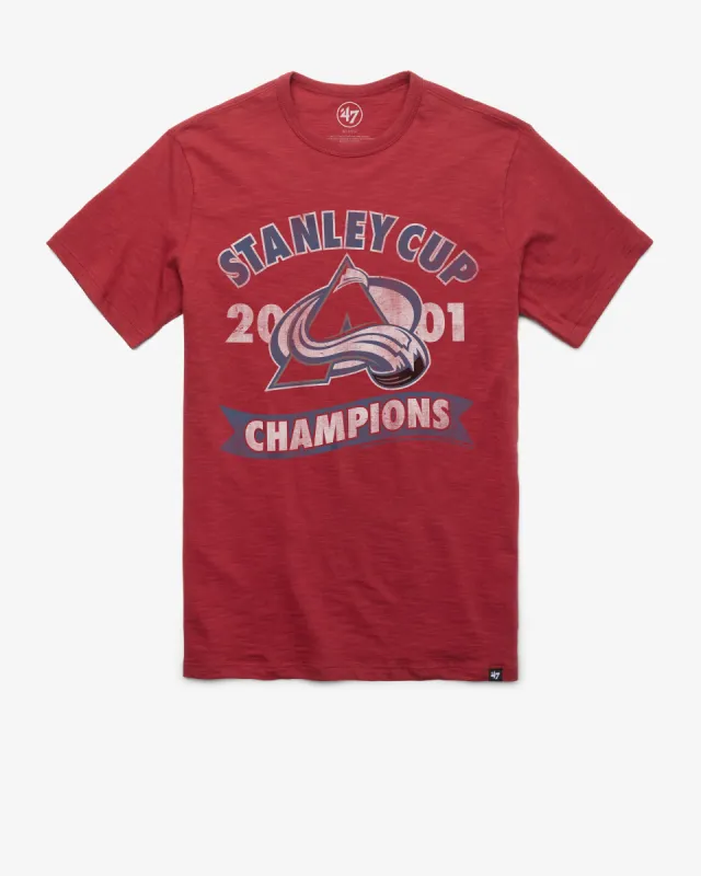 COLORADO AVALANCHE VINTAGE STANLEY CUP '47 SCRUM TEE sold by 47