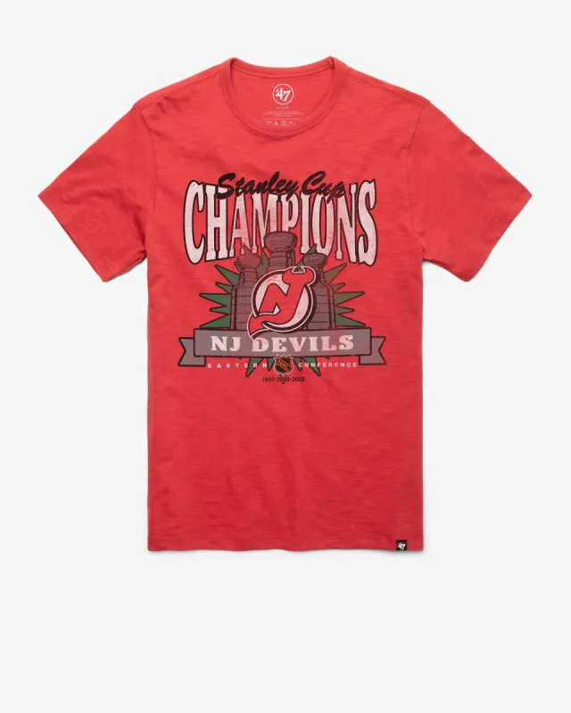 NEW JERSEY DEVILS VINTAGE STANLEY CUP '47 SCRUM TEE sold by 47