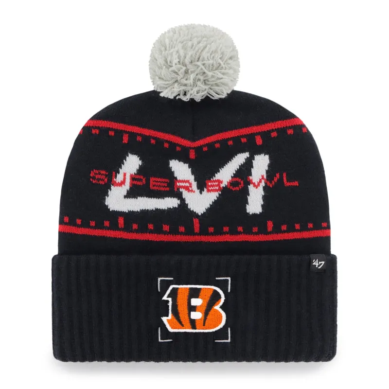 CINCINNATI BENGALS SUPER BOWL LVI VIEW '47 CUFF KNIT sold by 47