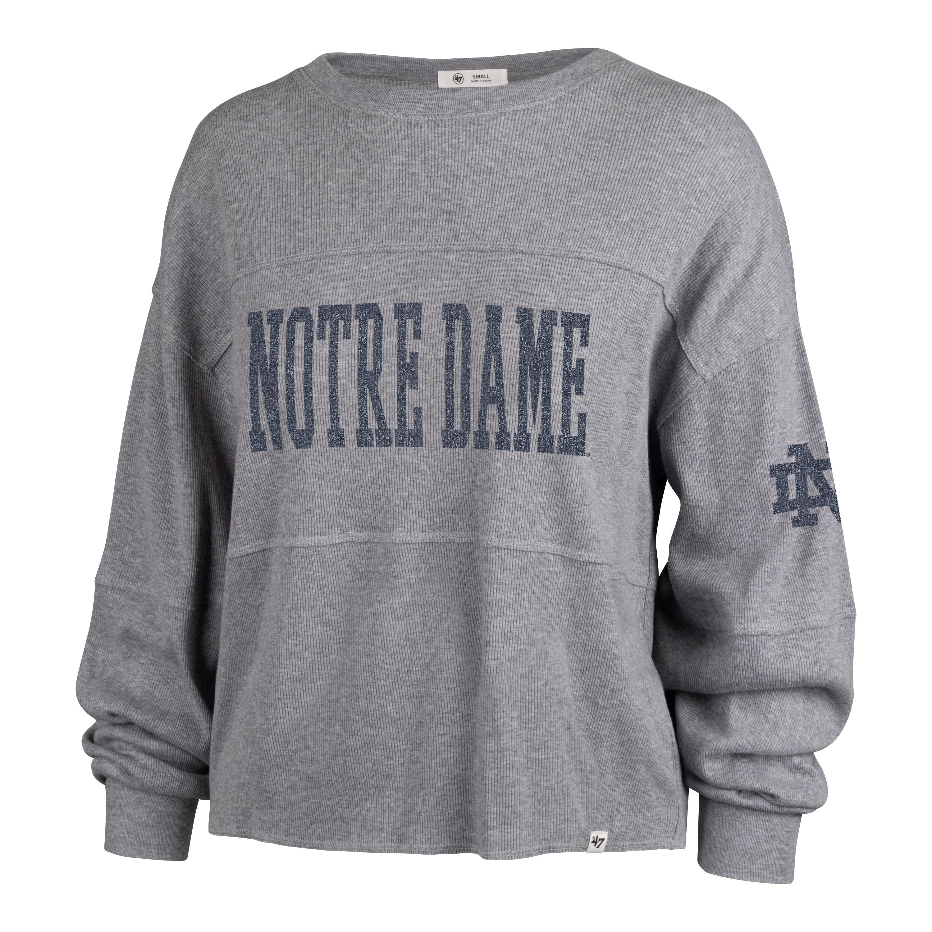 NOTRE DAME FIGHTIN IRISH GET LOUD '47 JADA LONG SLEEVE TEE WOMENS sold by 47
