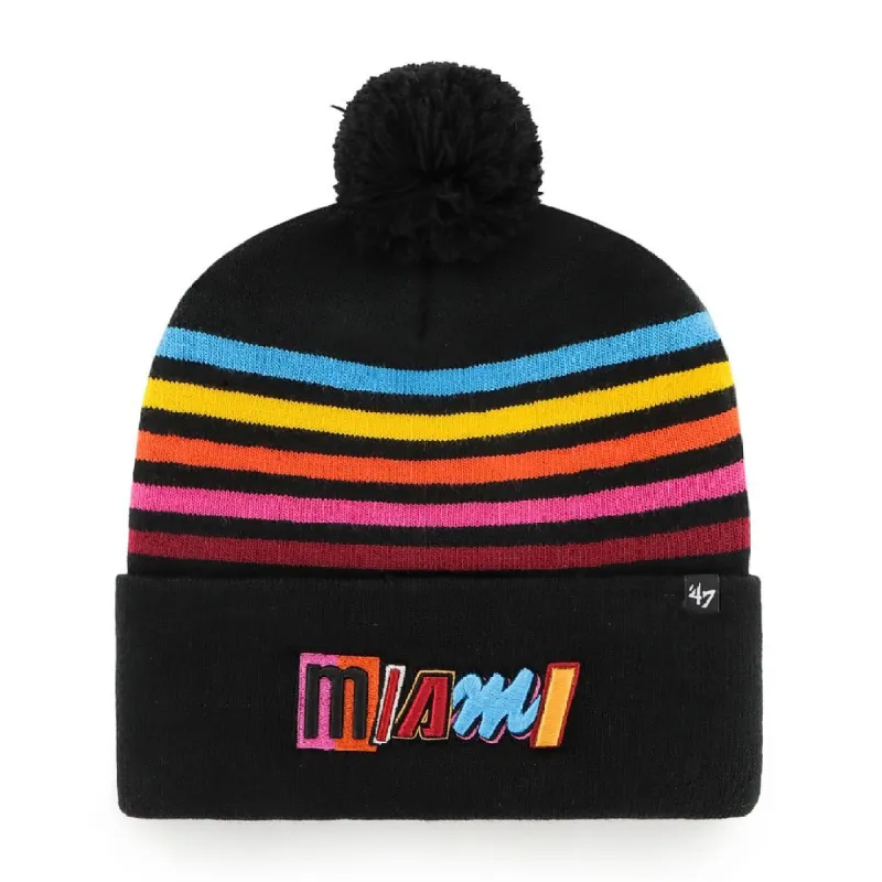 MIAMI HEAT 22 NBA CITY EDITION '47 CUFF KNIT sold by 47