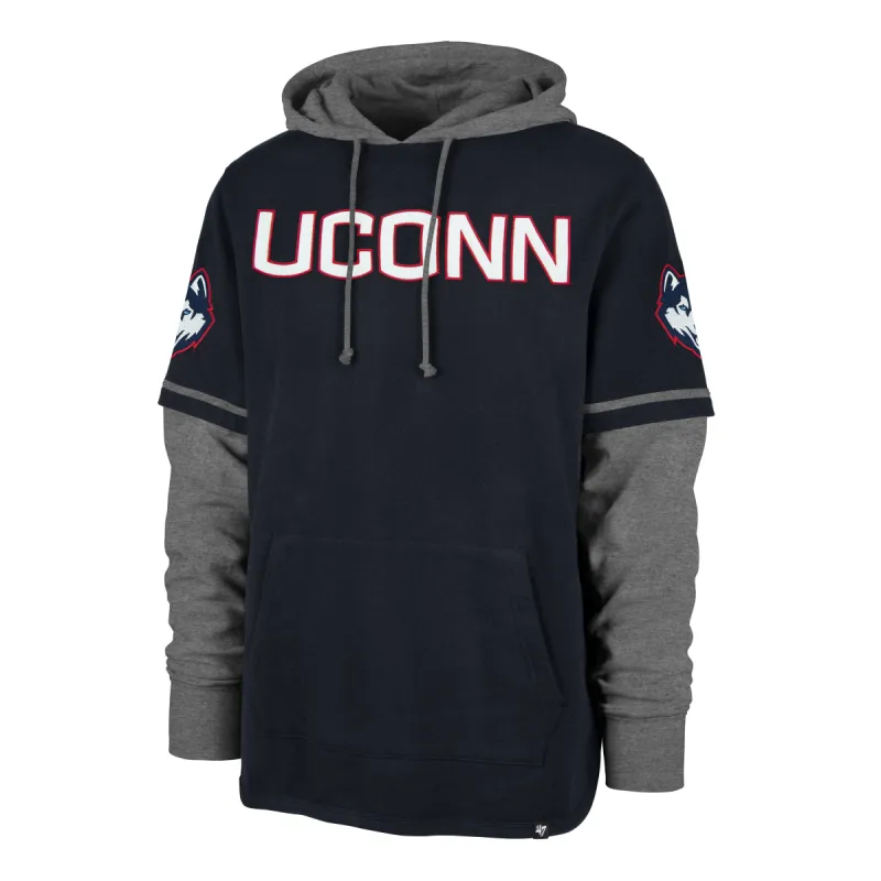 CONNECTICUT HUSKIES UCONN TRIFECTA '47 SHORTSTOP PULLOVER HOOD sold by 47