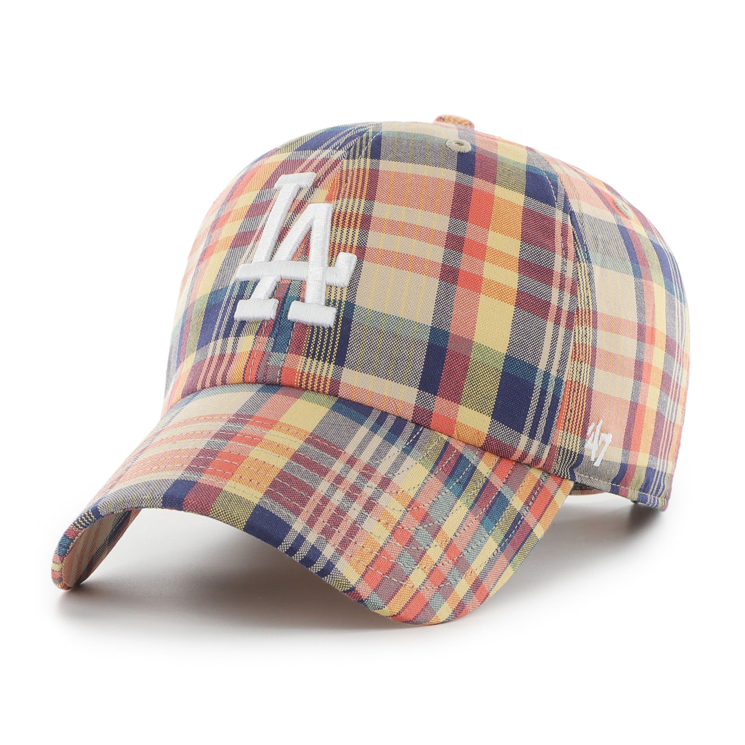 LOS ANGELES DODGERS PREPPY MADRAS ROWING BLAZERS X '47 CLEAN UP sold by 47