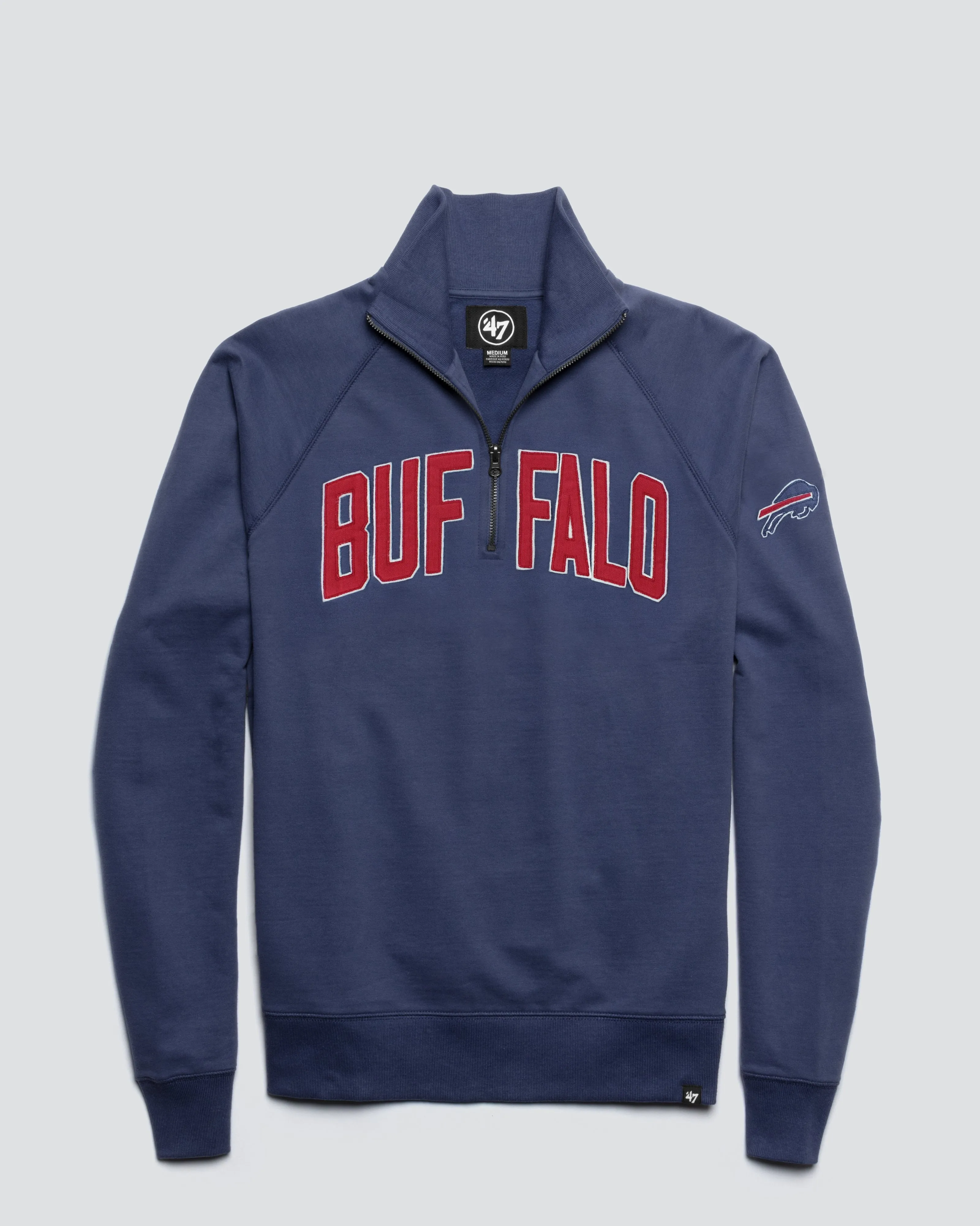 BUFFALO BILLS BANKS '47 HARRIS SCRIMMAGE 1/4 ZIP sold by 47