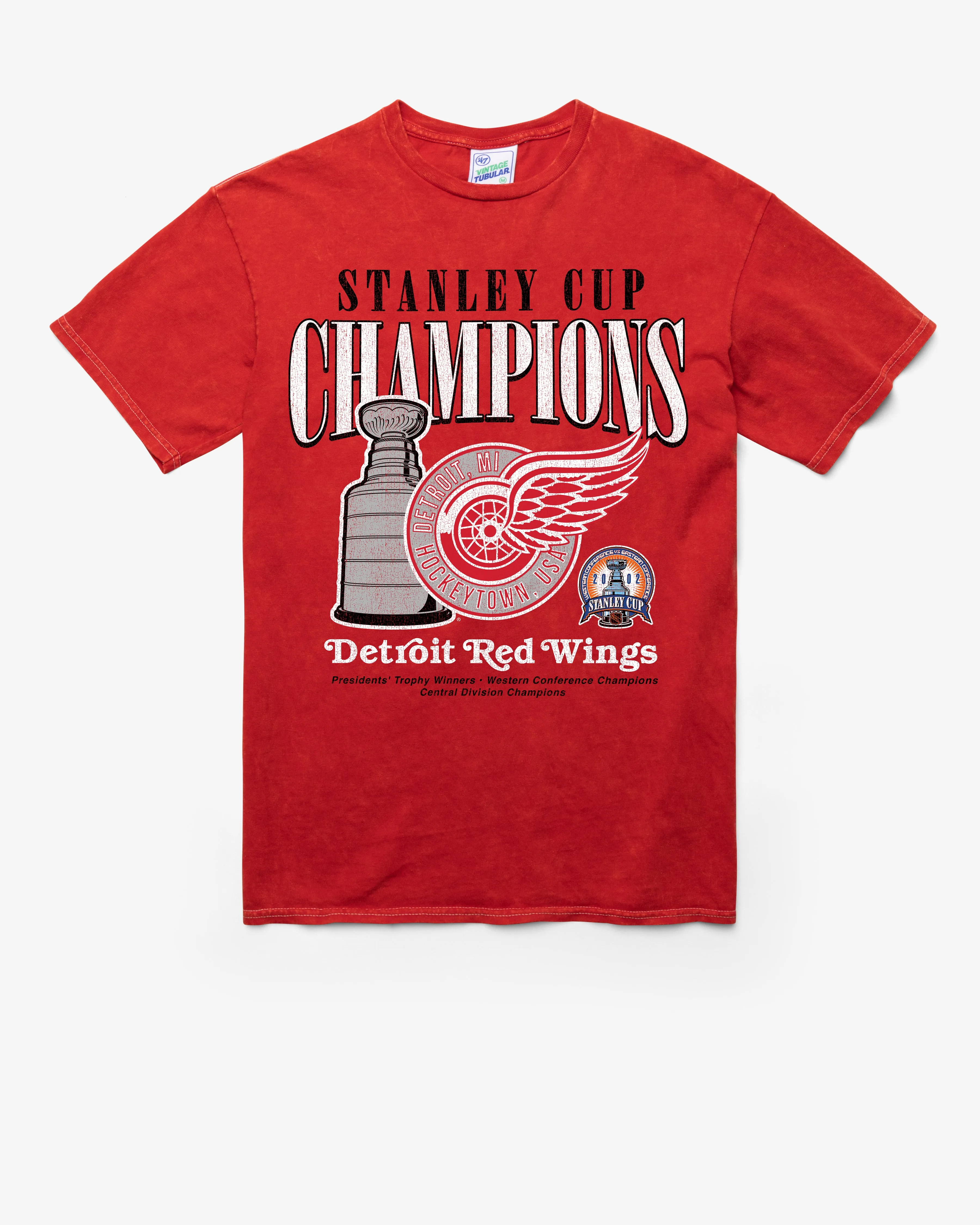 DETROIT RED WINGS VINTAGE STANLEY LOCKER VINTAGE '47 TUBULAR TEE sold by 47