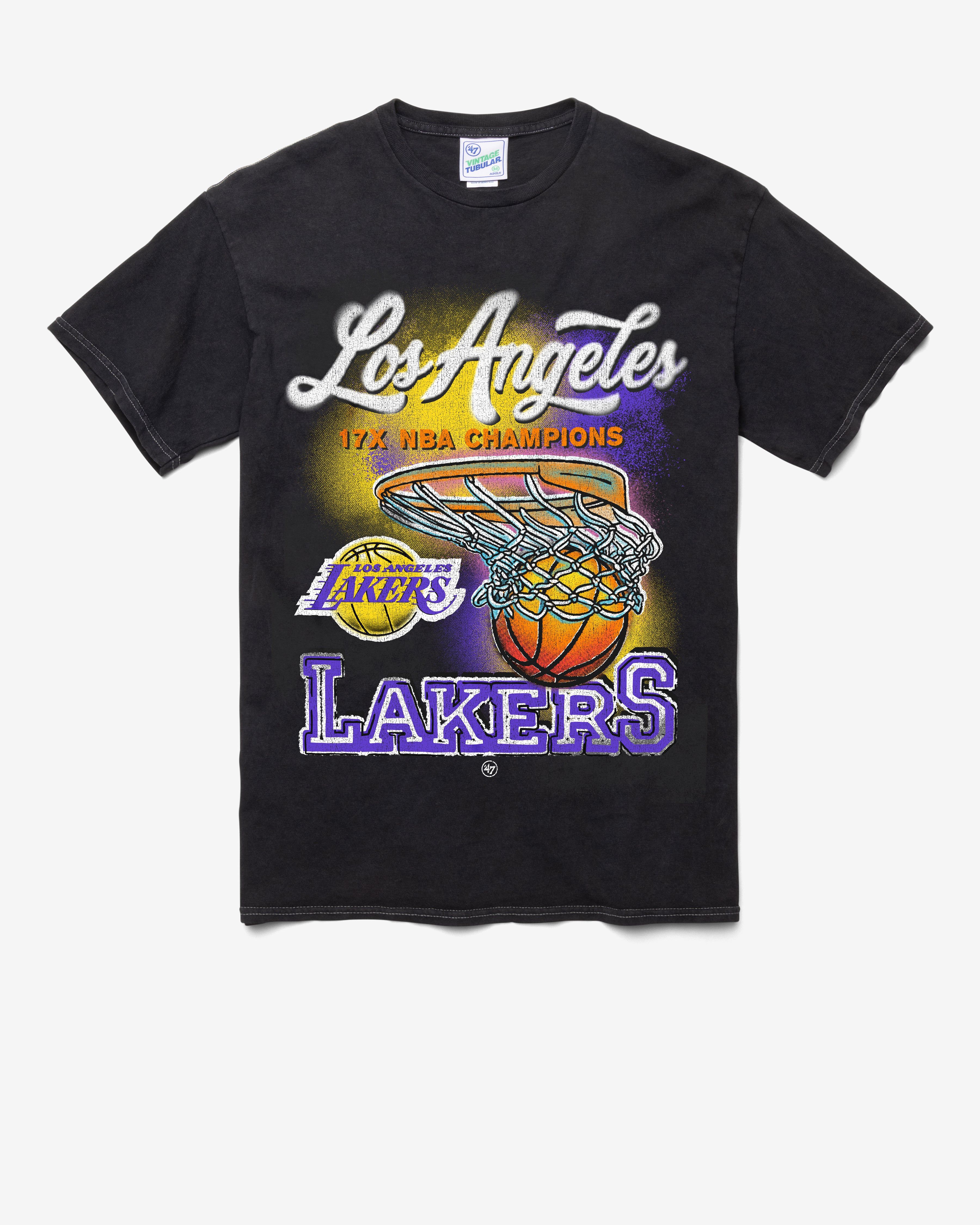 LOS ANGELES LAKERS CHAMPIONS LOCKER '47 VINTAGE TUBULAR TEE sold by 47