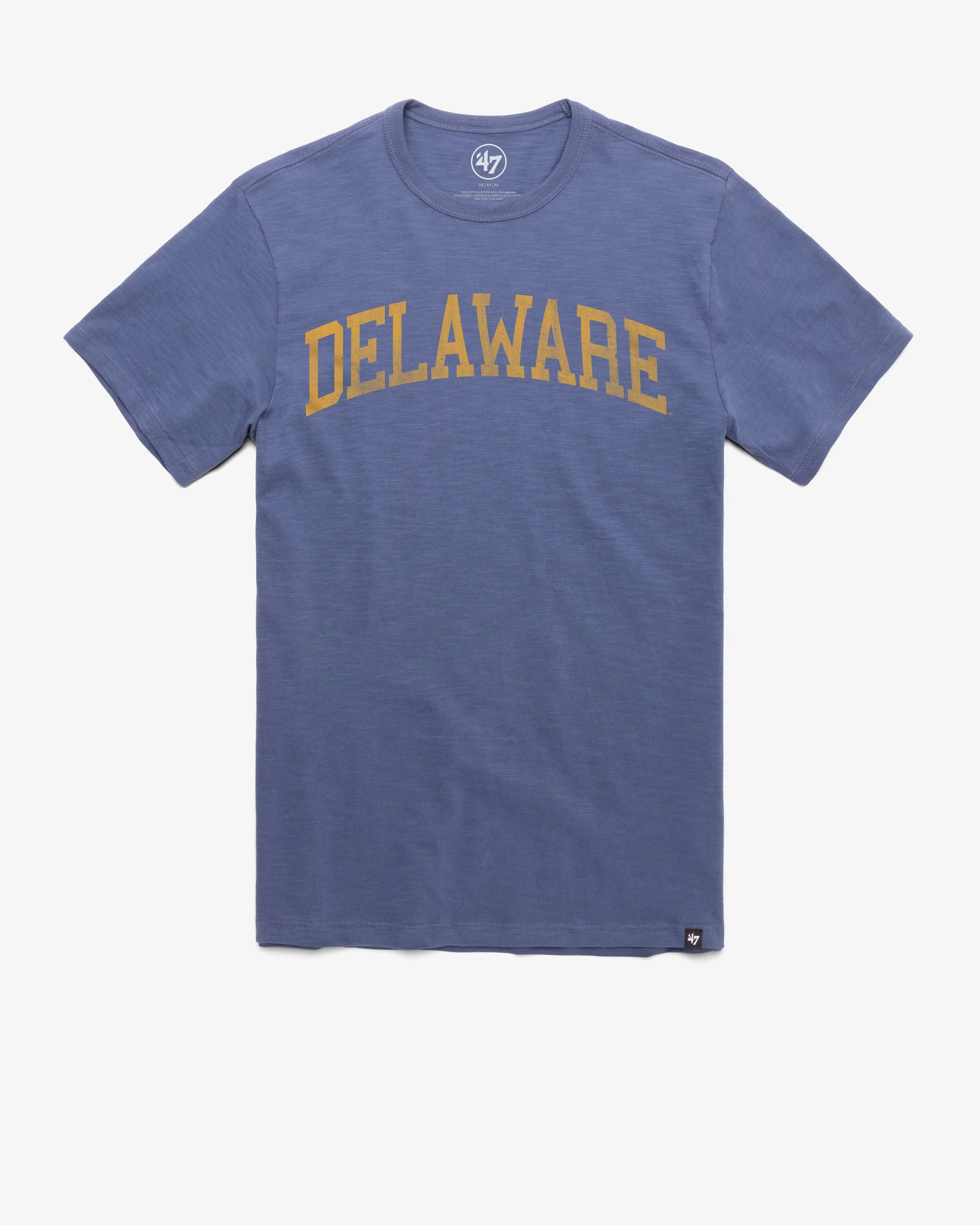 DELAWARE BLUE HENS CLASSIC BLOCK '47 SCRUM TEE sold by 47