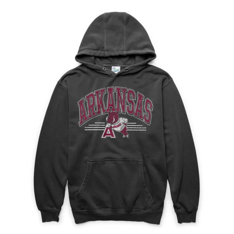 ARKANSAS RAZORBACKS VINTAGE SUN FADE '47 PIERCE HOOD sold by 47