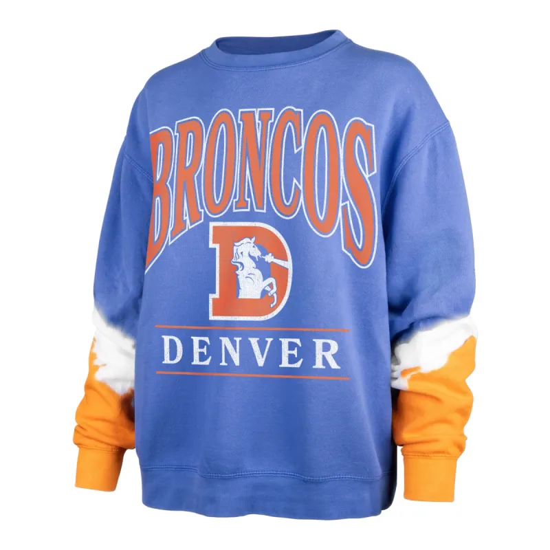 DENVER BRONCOS HISTORIC SLEEVE DYE '47 BOYFRIEND CREW WOMENS sold by 47